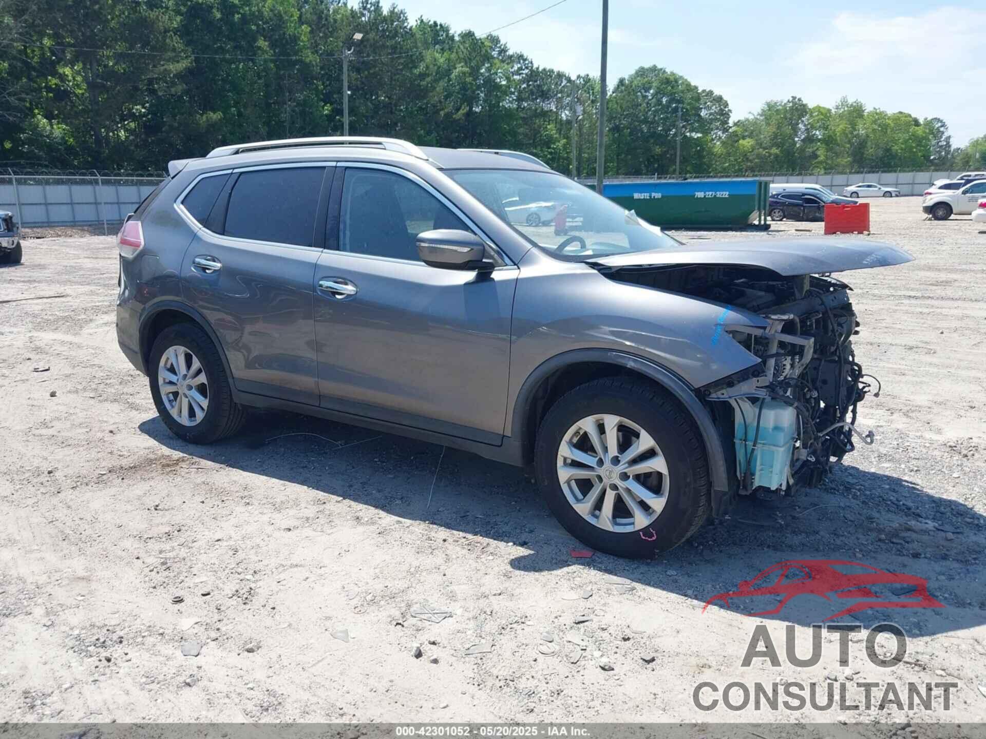 NISSAN ROGUE 2015 - KNMAT2MVXFP533891