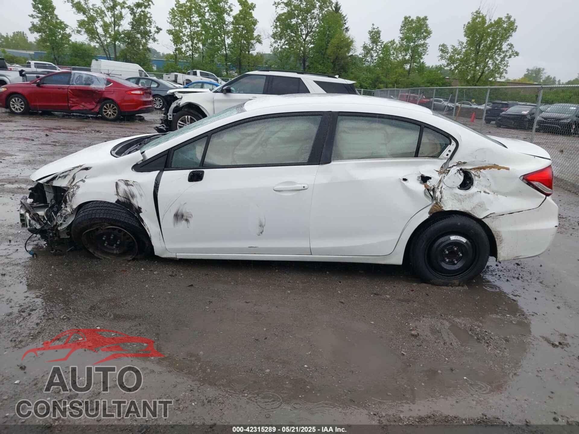HONDA CIVIC 2013 - 19XFB2F53DE019237