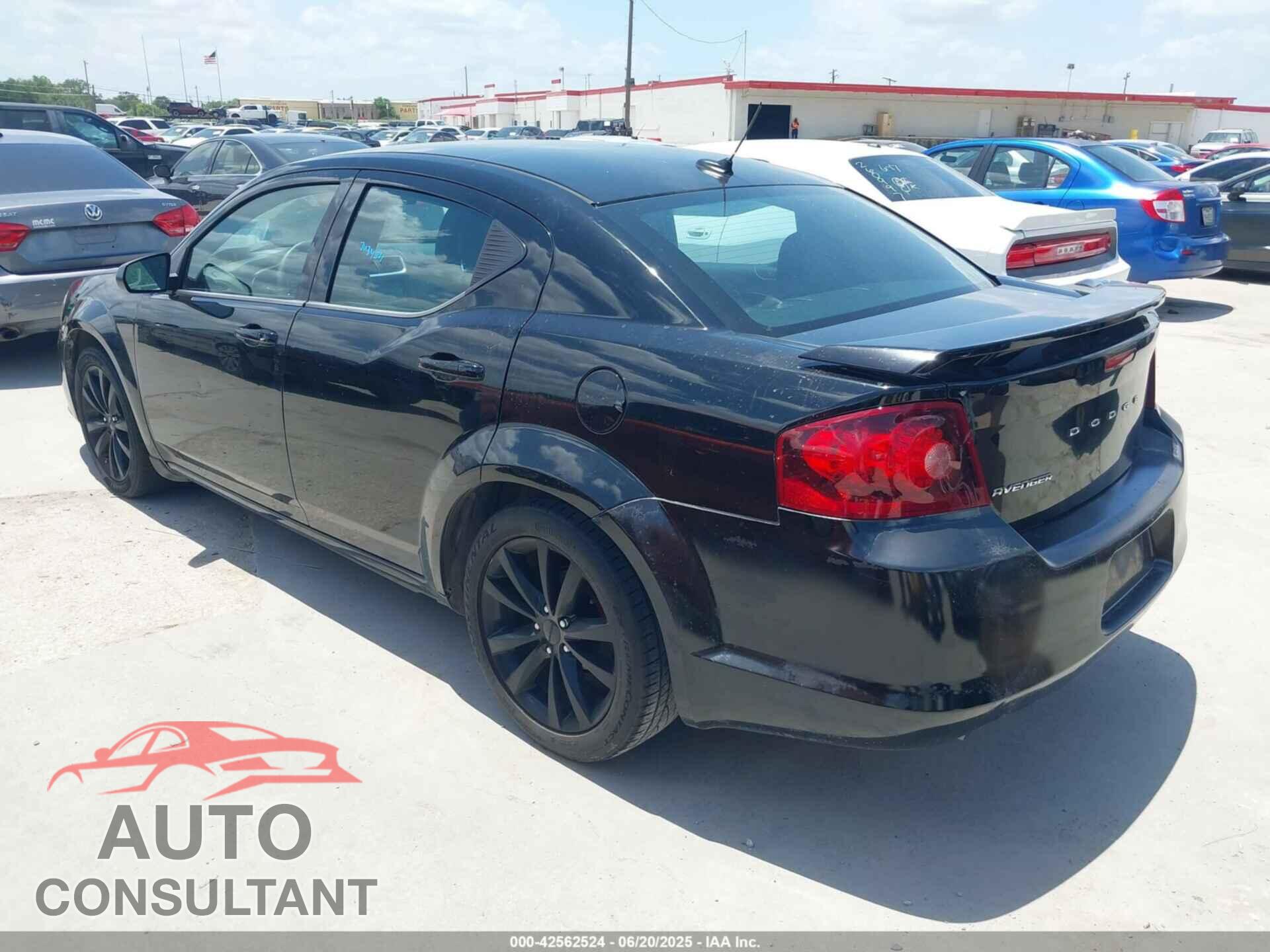 DODGE AVENGER 2013 - 1C3CDZAG6DN748220