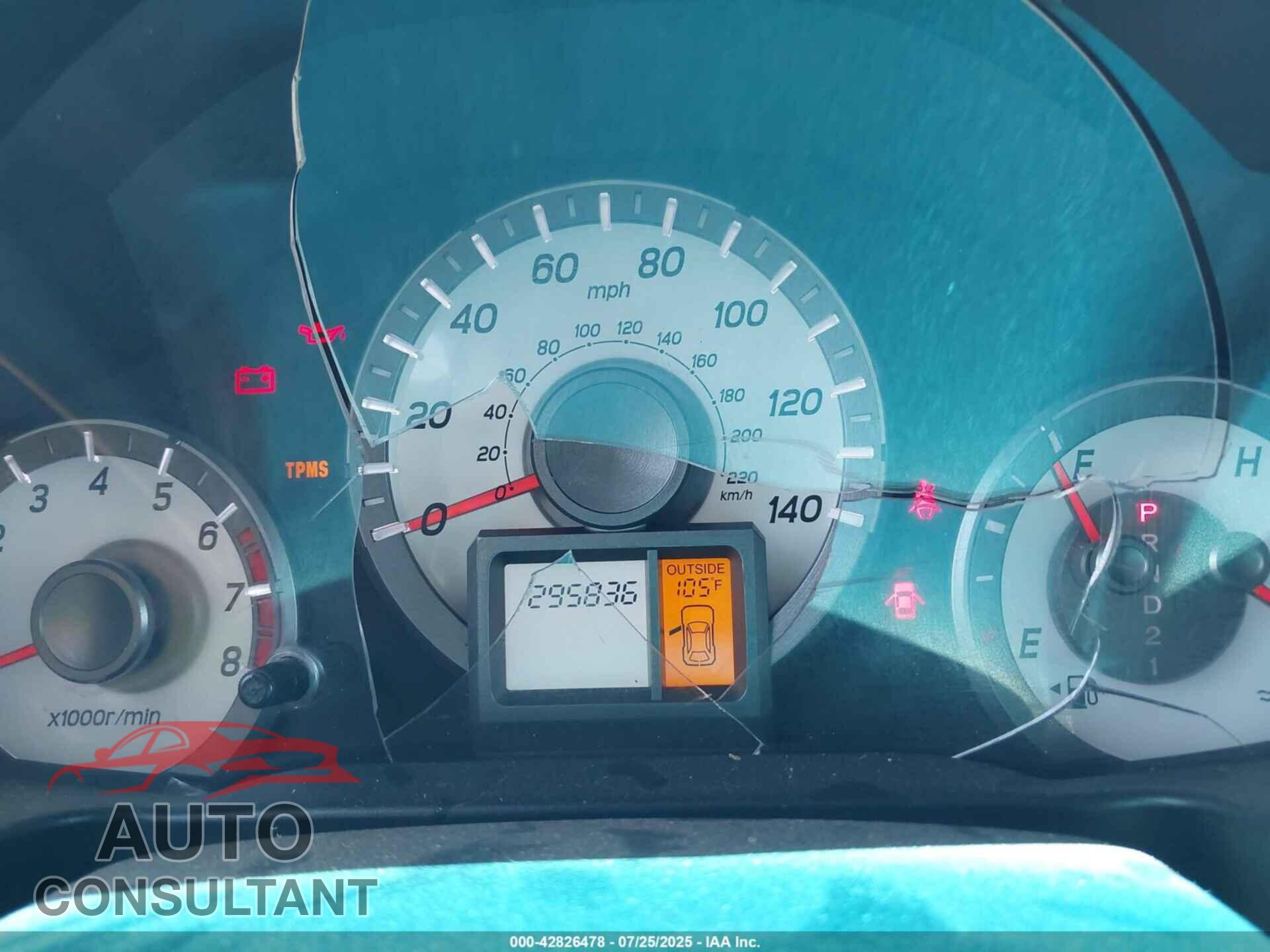 HONDA PILOT 2012 - 5FNYF4H49CB066228
