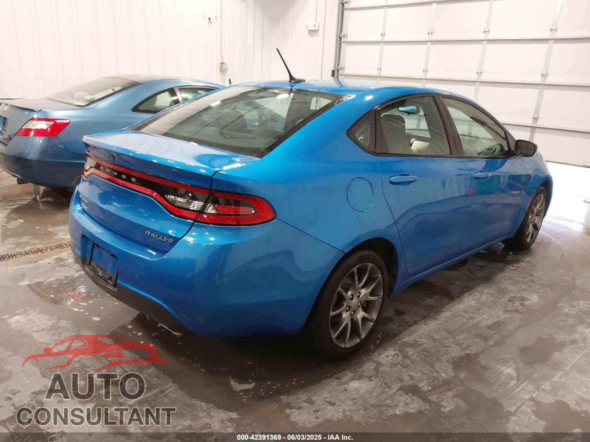 DODGE DART 2015 - 1C3CDFBB1FD165807