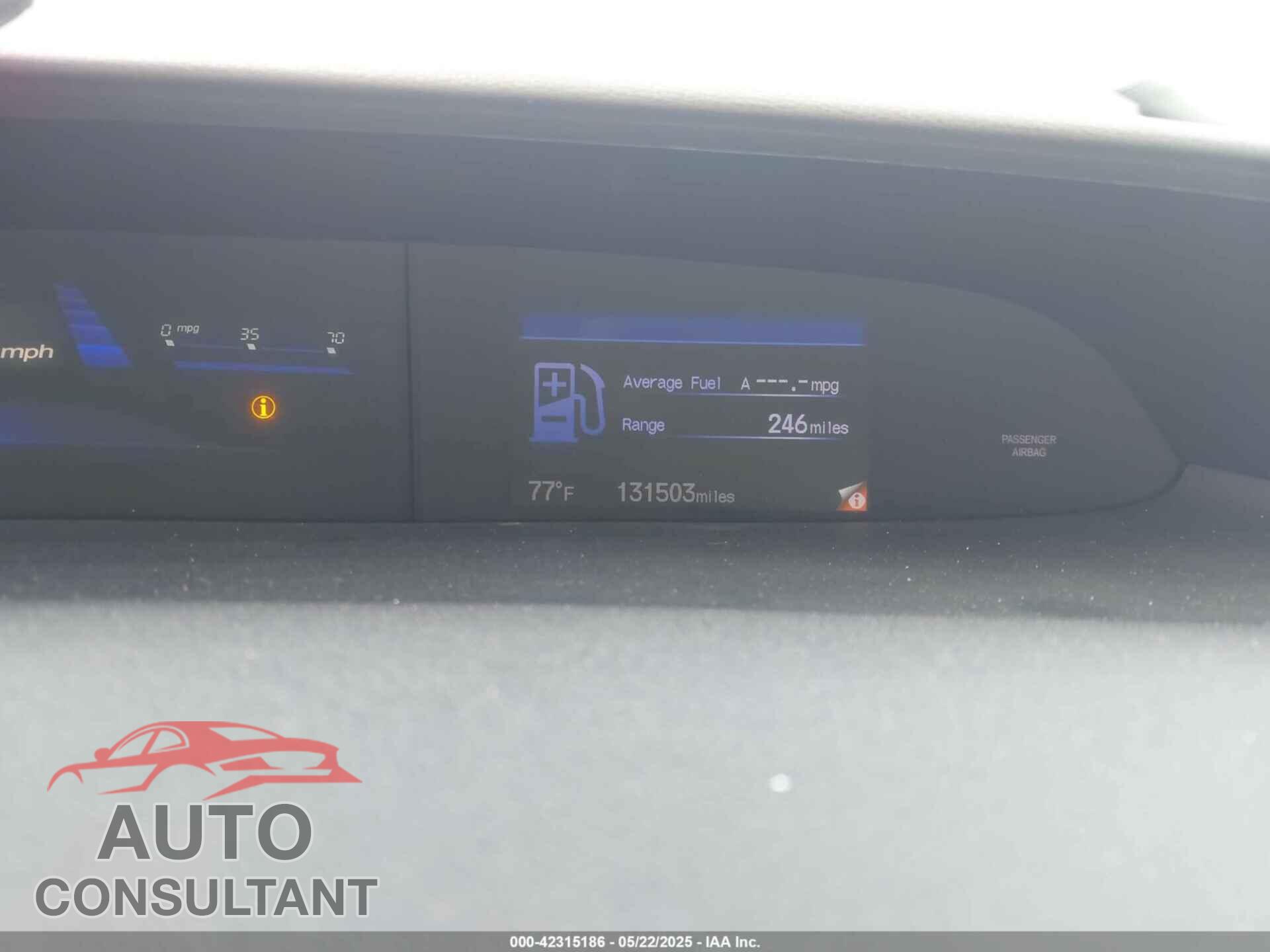 HONDA CIVIC 2013 - 19XFB2F59DE072198