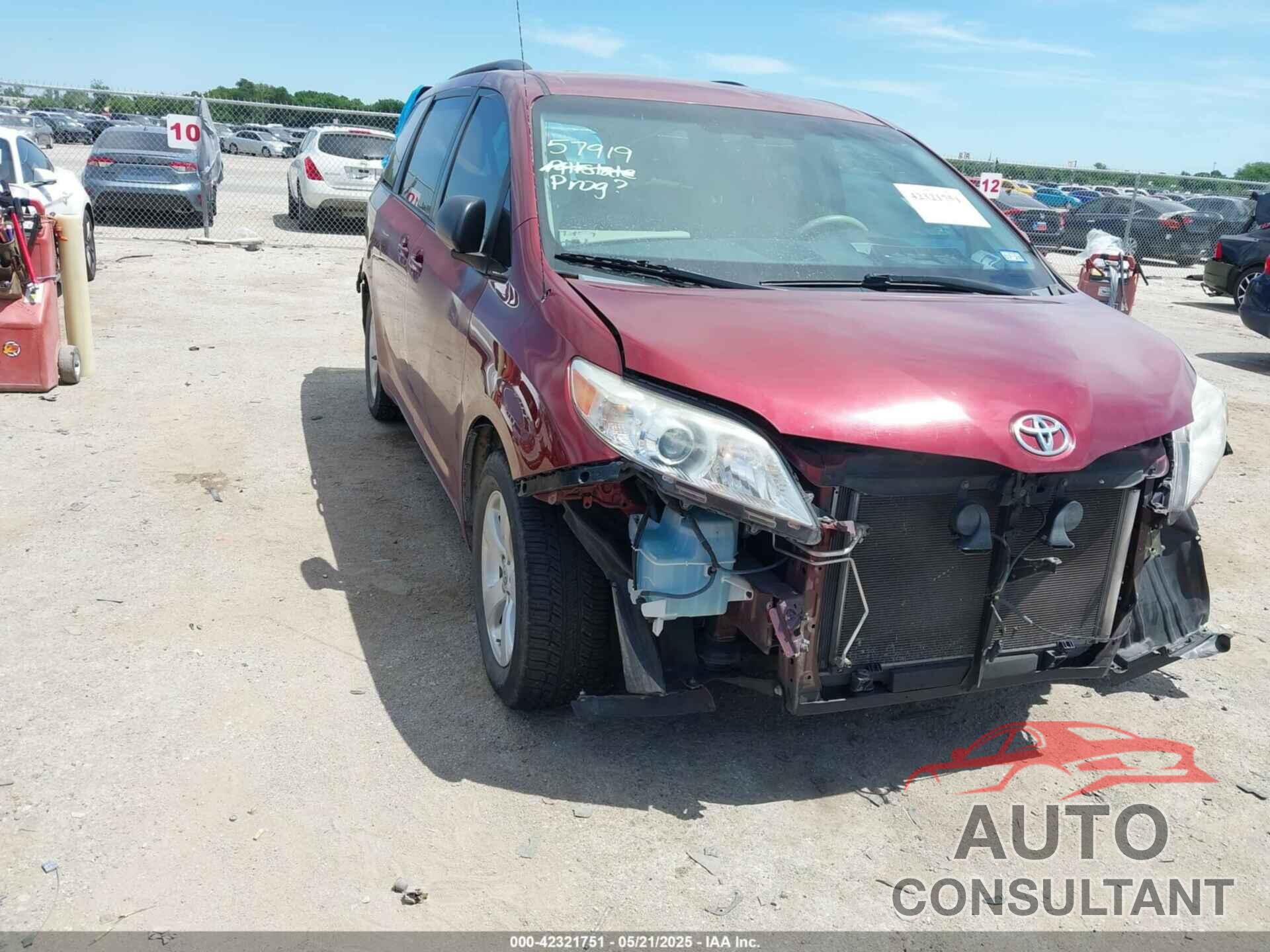 TOYOTA SIENNA 2014 - 5TDKK3DC4ES507433