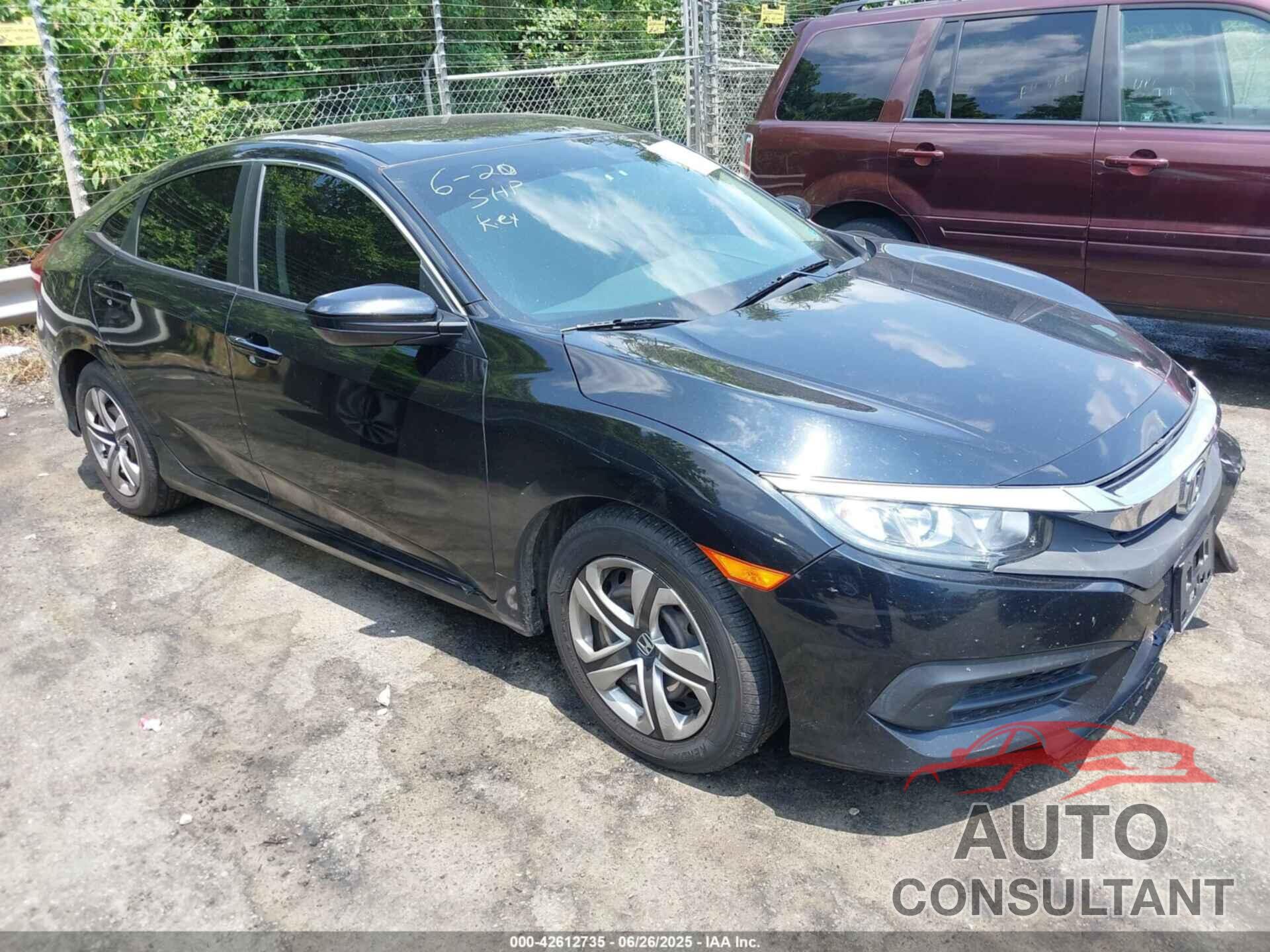 HONDA CIVIC 2016 - 2HGFC2F54GH567187