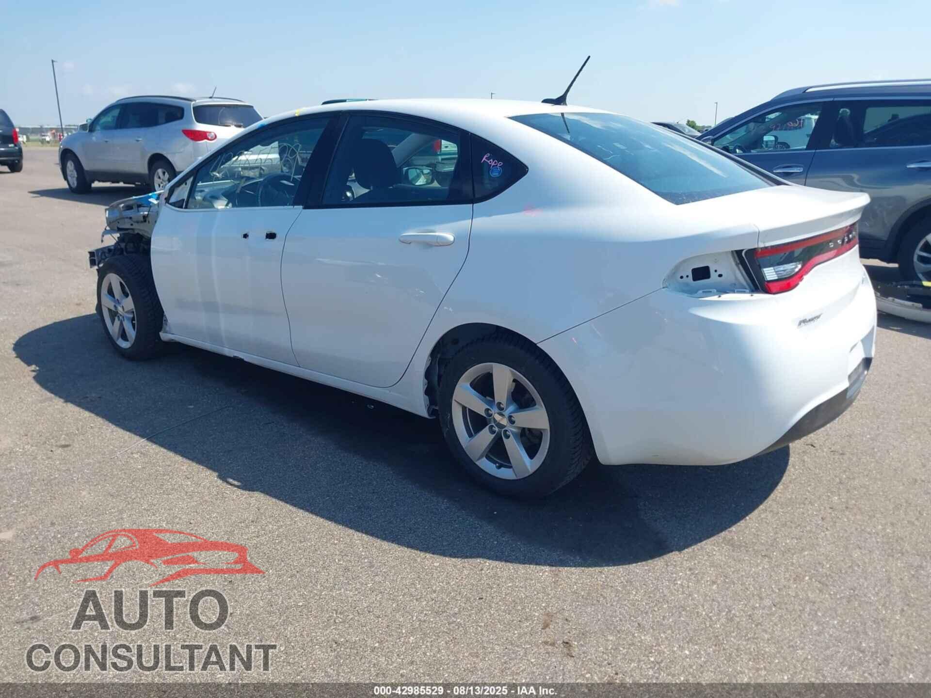 DODGE DART 2015 - 1C3CDFBB5FD362611