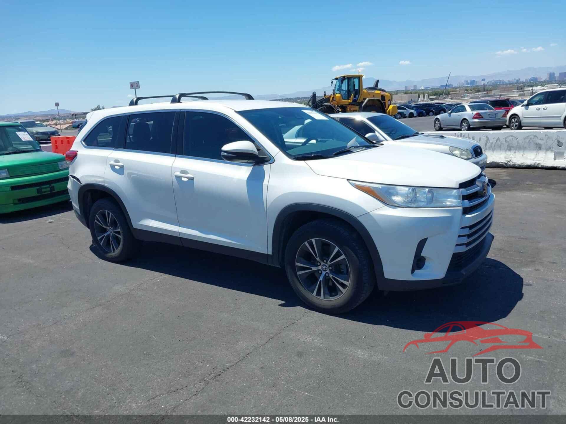 TOYOTA HIGHLANDER 2019 - 5TDZZRFH3KS364055