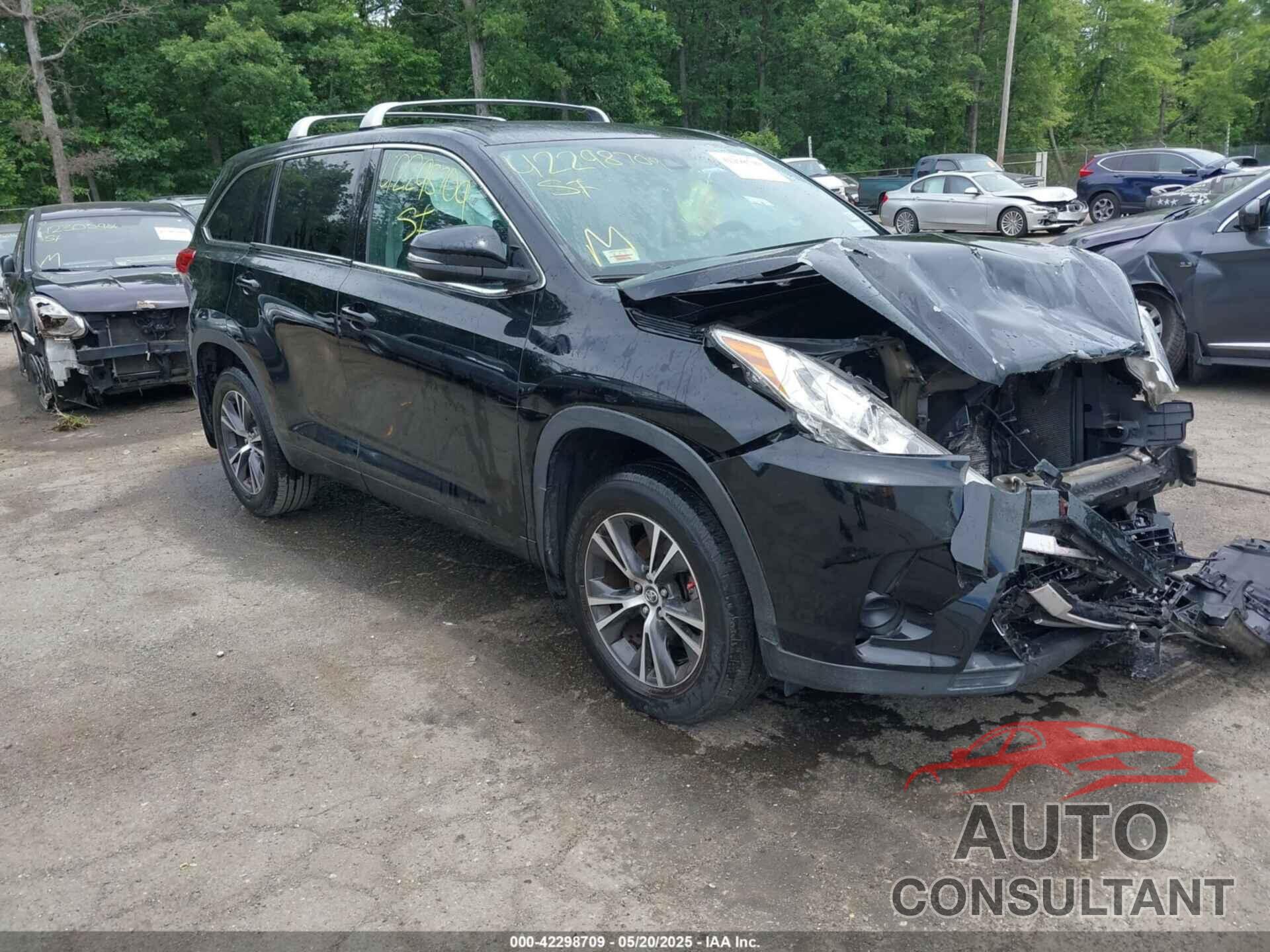 TOYOTA HIGHLANDER 2017 - 5TDBZRFH1HS441774