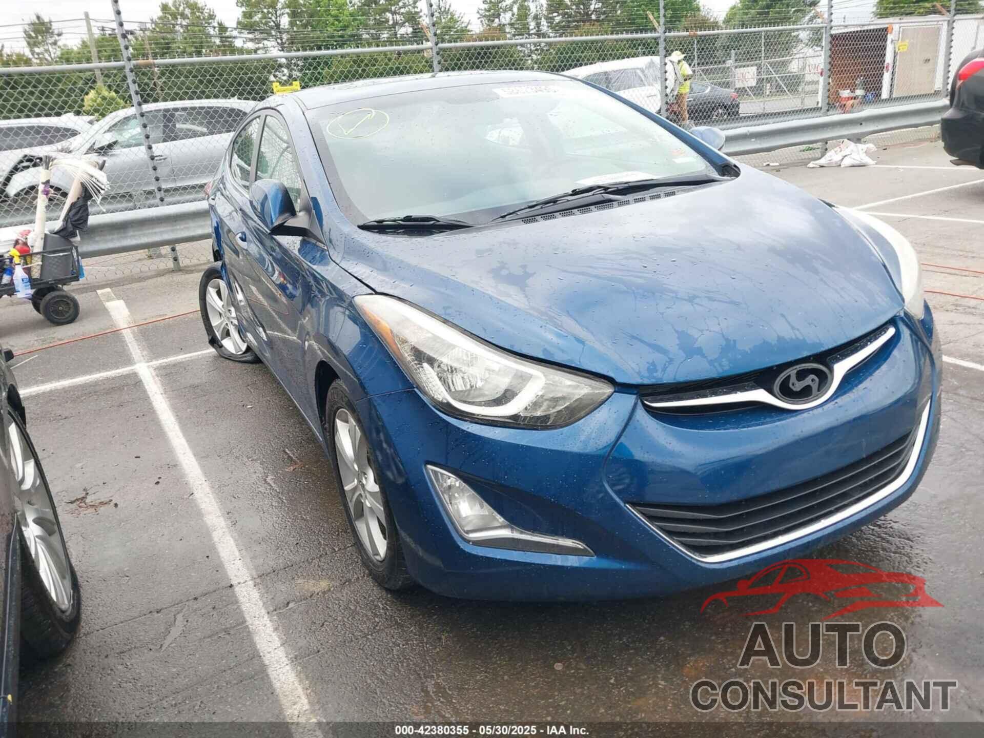 HYUNDAI ELANTRA 2016 - KMHDH4AE5GU621292