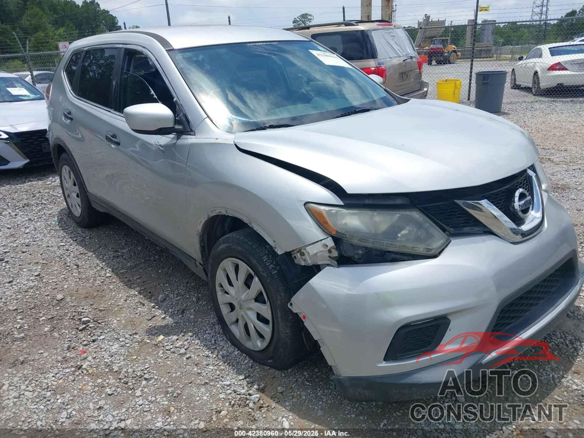 NISSAN ROGUE 2016 - KNMAT2MV6GP689783