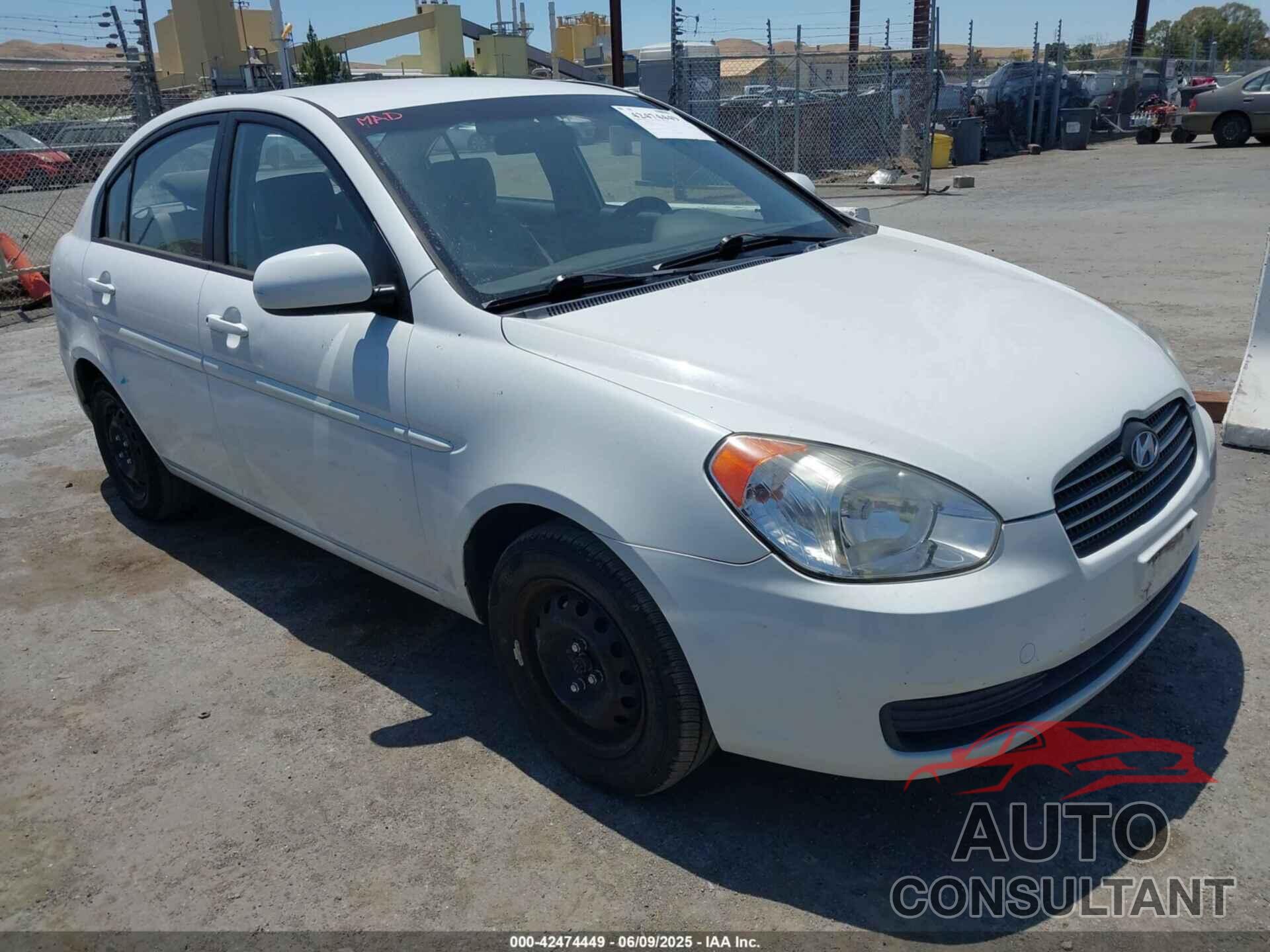 HYUNDAI ACCENT 2011 - KMHCN4AC1BU612410