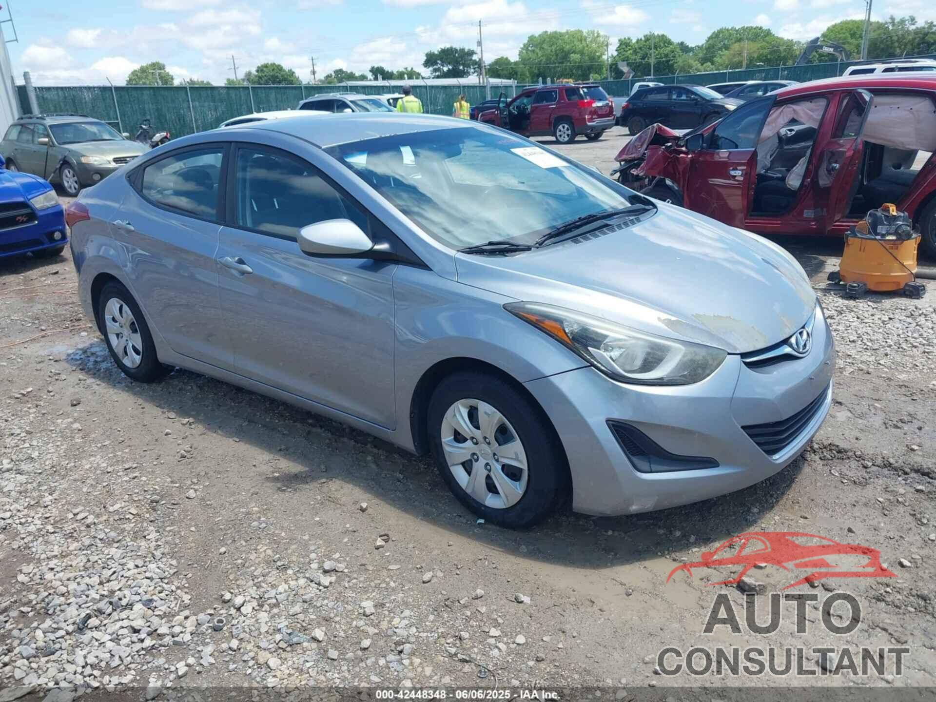 HYUNDAI ELANTRA 2016 - 5NPDH4AE0GH729561