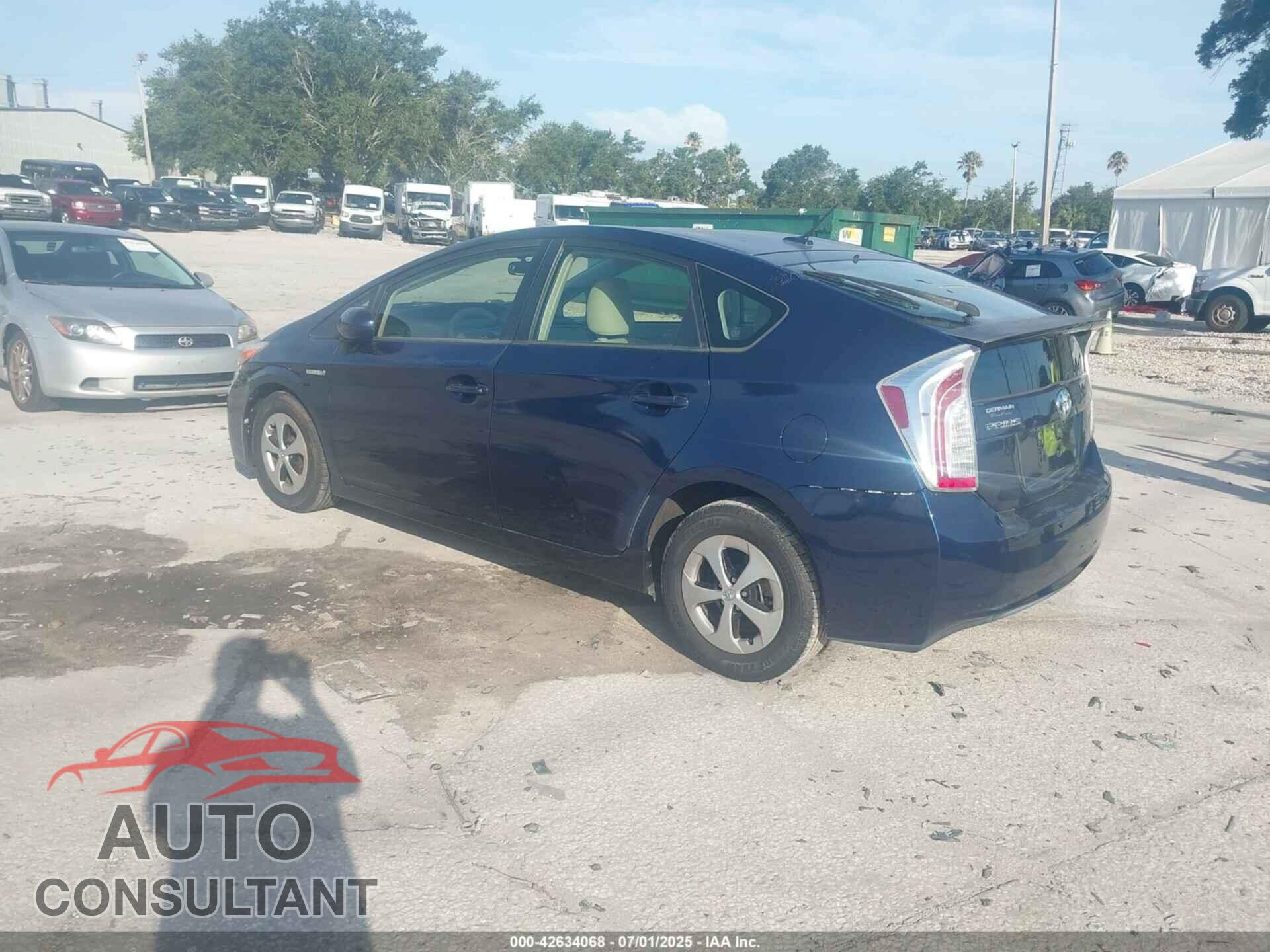 TOYOTA PRIUS 2012 - JTDKN3DU2C1558035