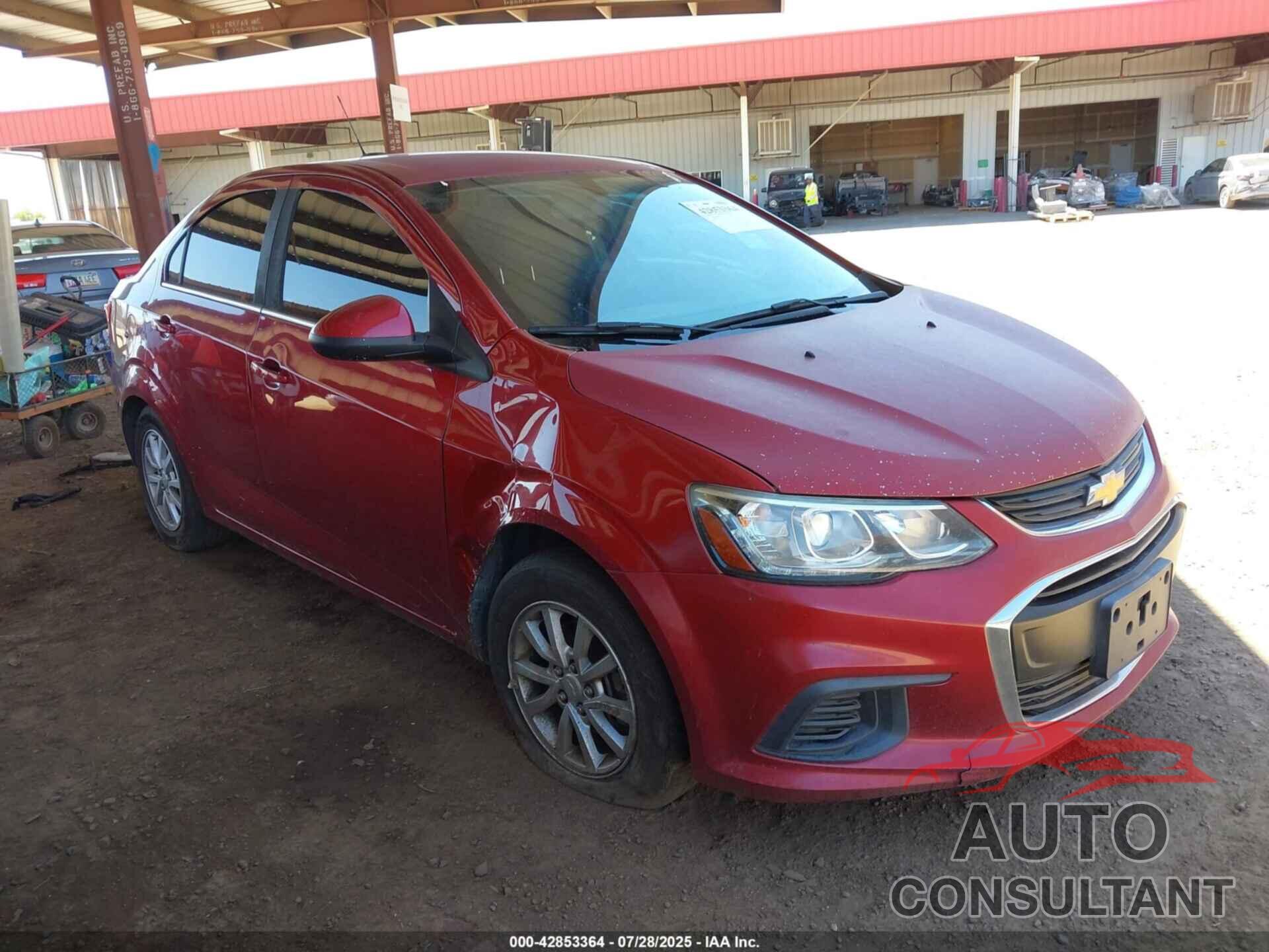 CHEVROLET SONIC 2017 - 1G1JD5SG9H4116293