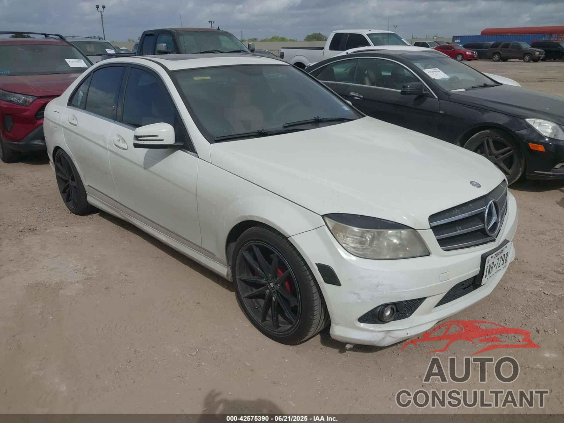 MERCEDES-BENZ C 300 2010 - WDDGF5EB8AF419349