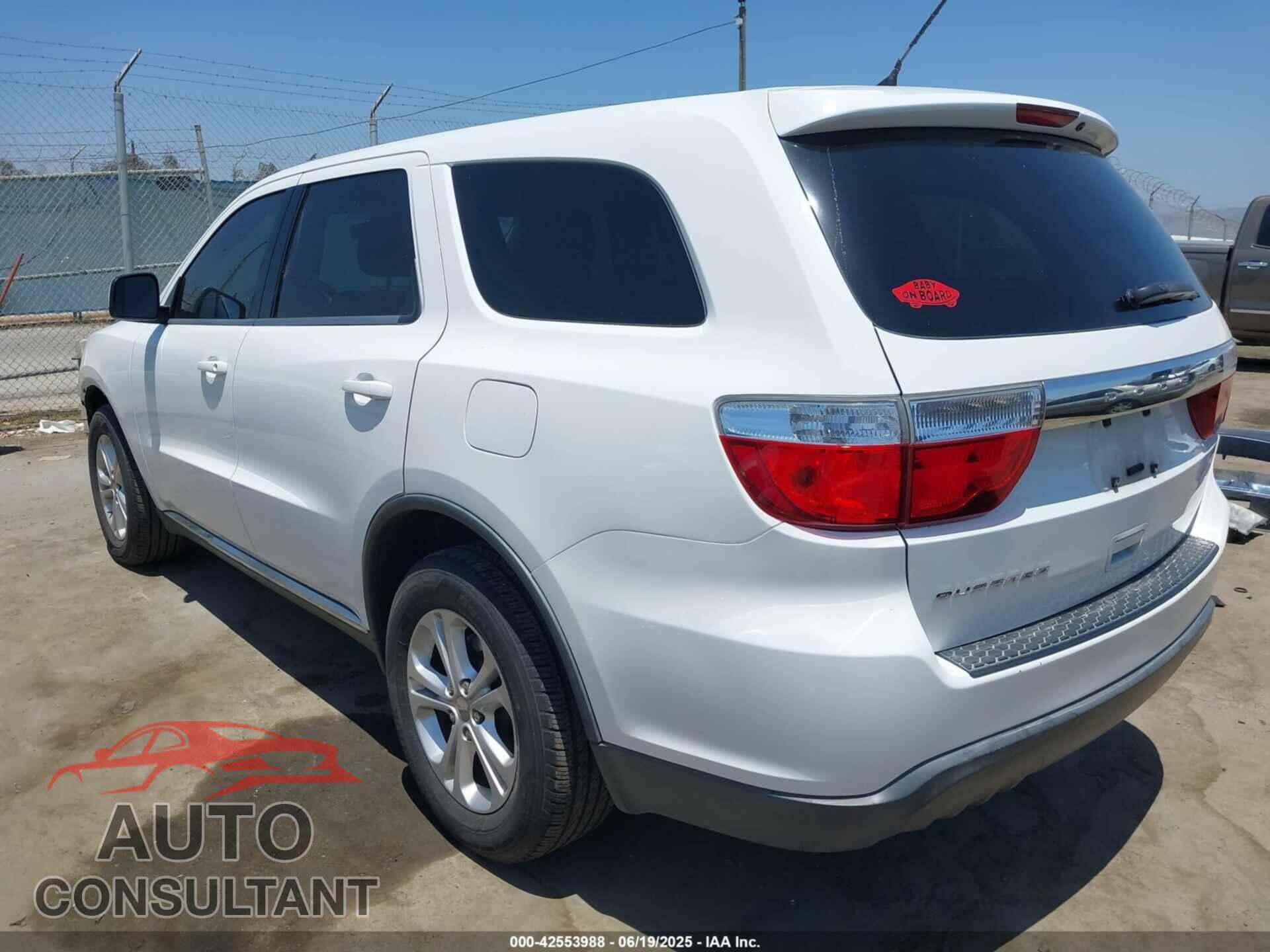 DODGE DURANGO 2013 - 1C4RDHAG9DC678353