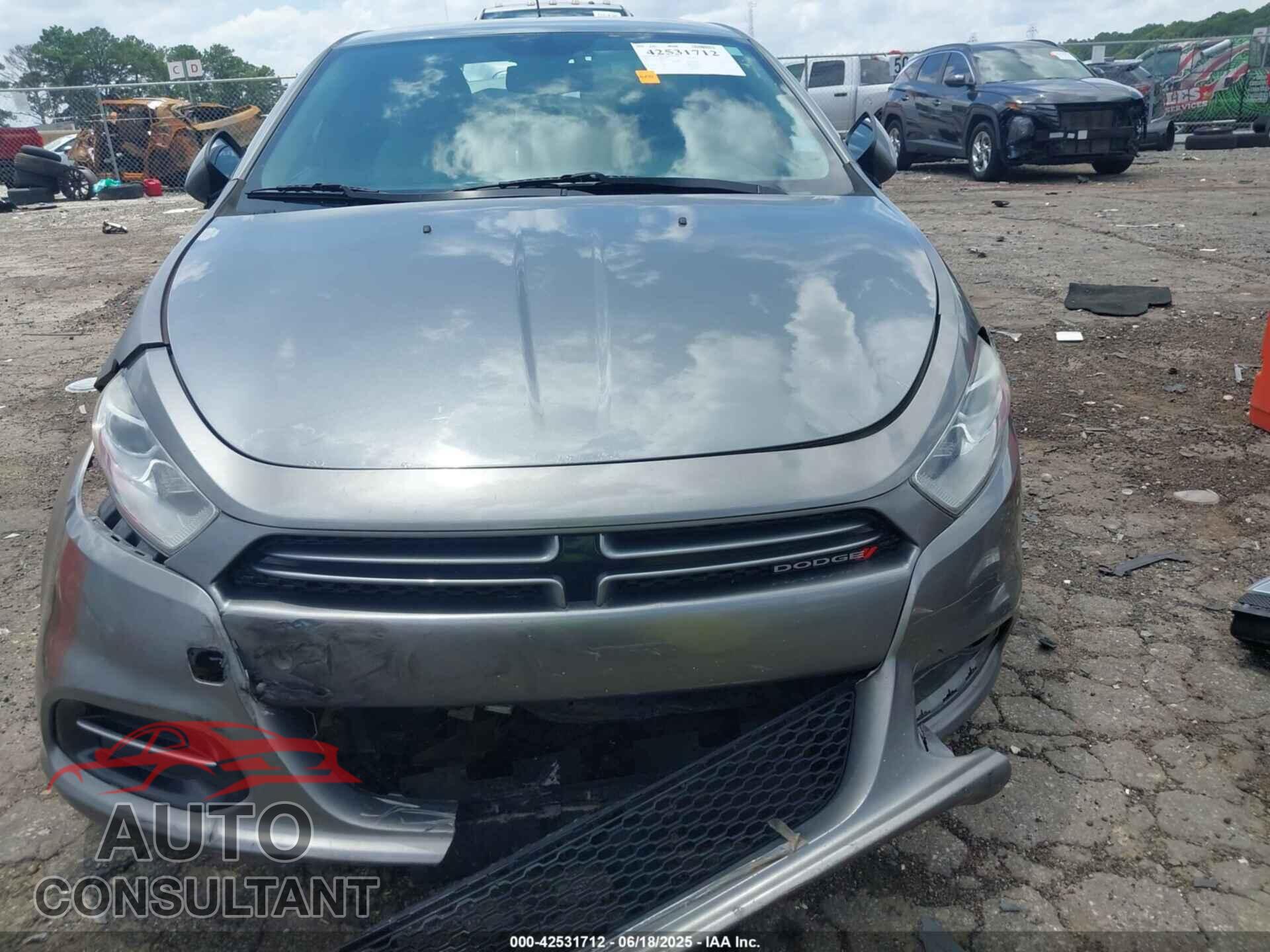 DODGE DART 2013 - 1C3CDFBA9DD136656