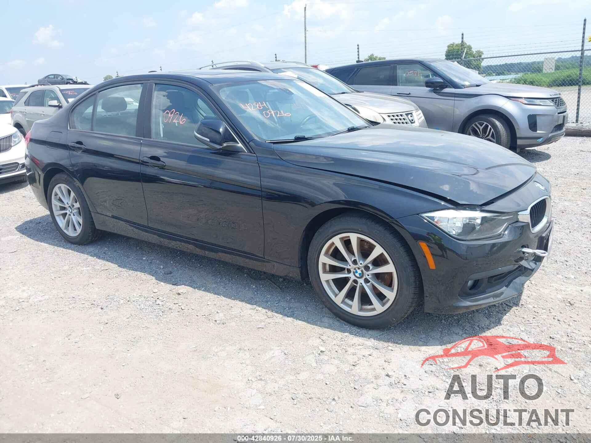 BMW 320I 2016 - WBA8E5G55GNU20057