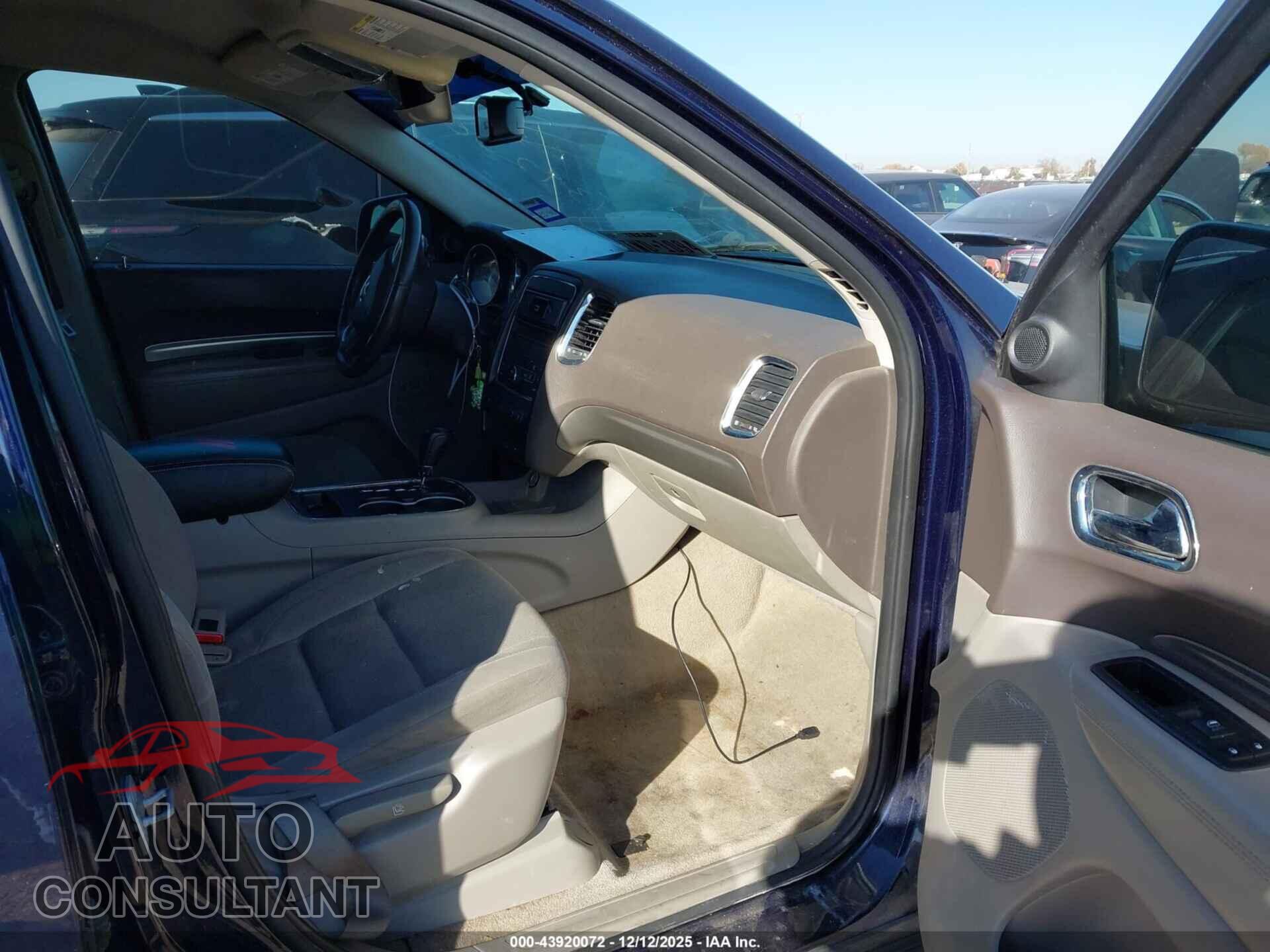 DODGE DURANGO 2013 - 1C4RDHAG1DC500243
