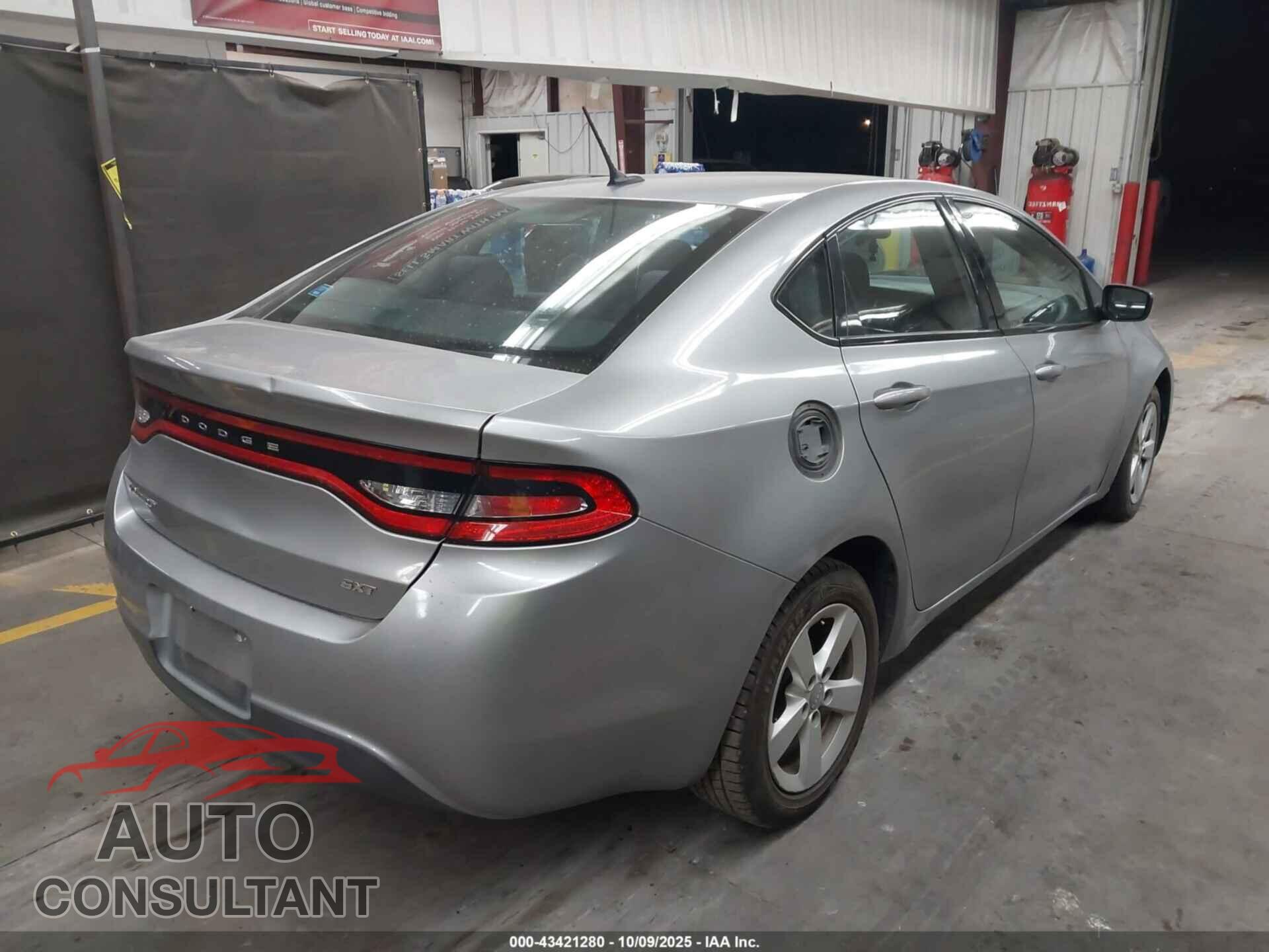 DODGE DART 2015 - 1C3CDFBB3FD320258