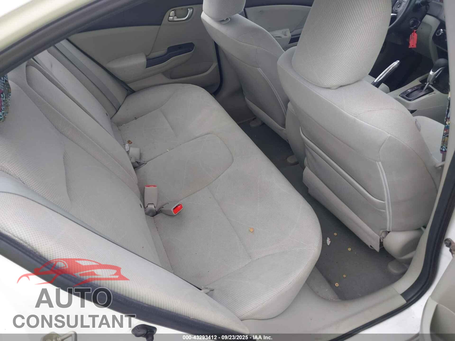 HONDA CIVIC 2012 - 19XFB2F84CE109134