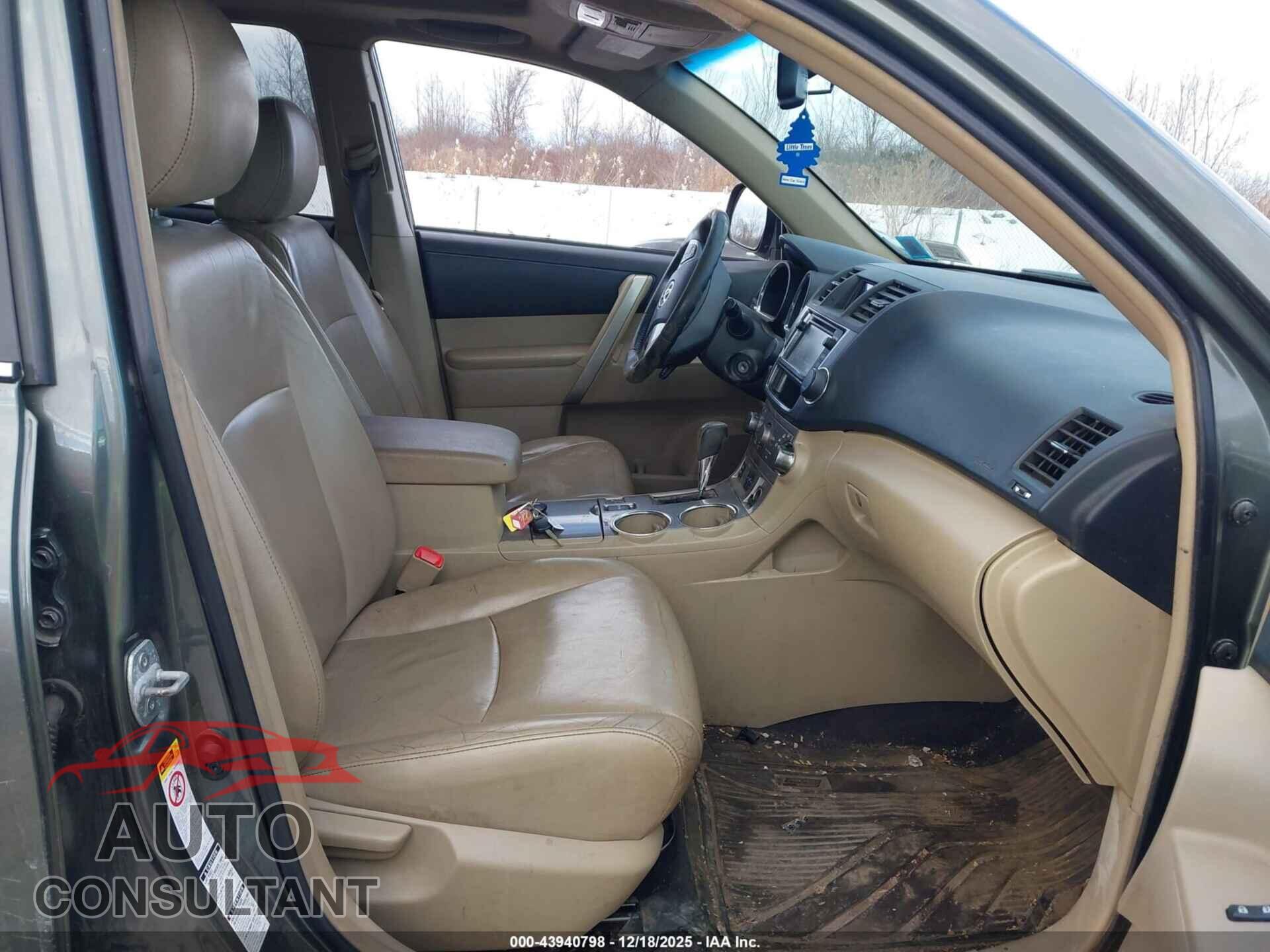 TOYOTA HIGHLANDER 2013 - 5TDBK3EH8DS239172