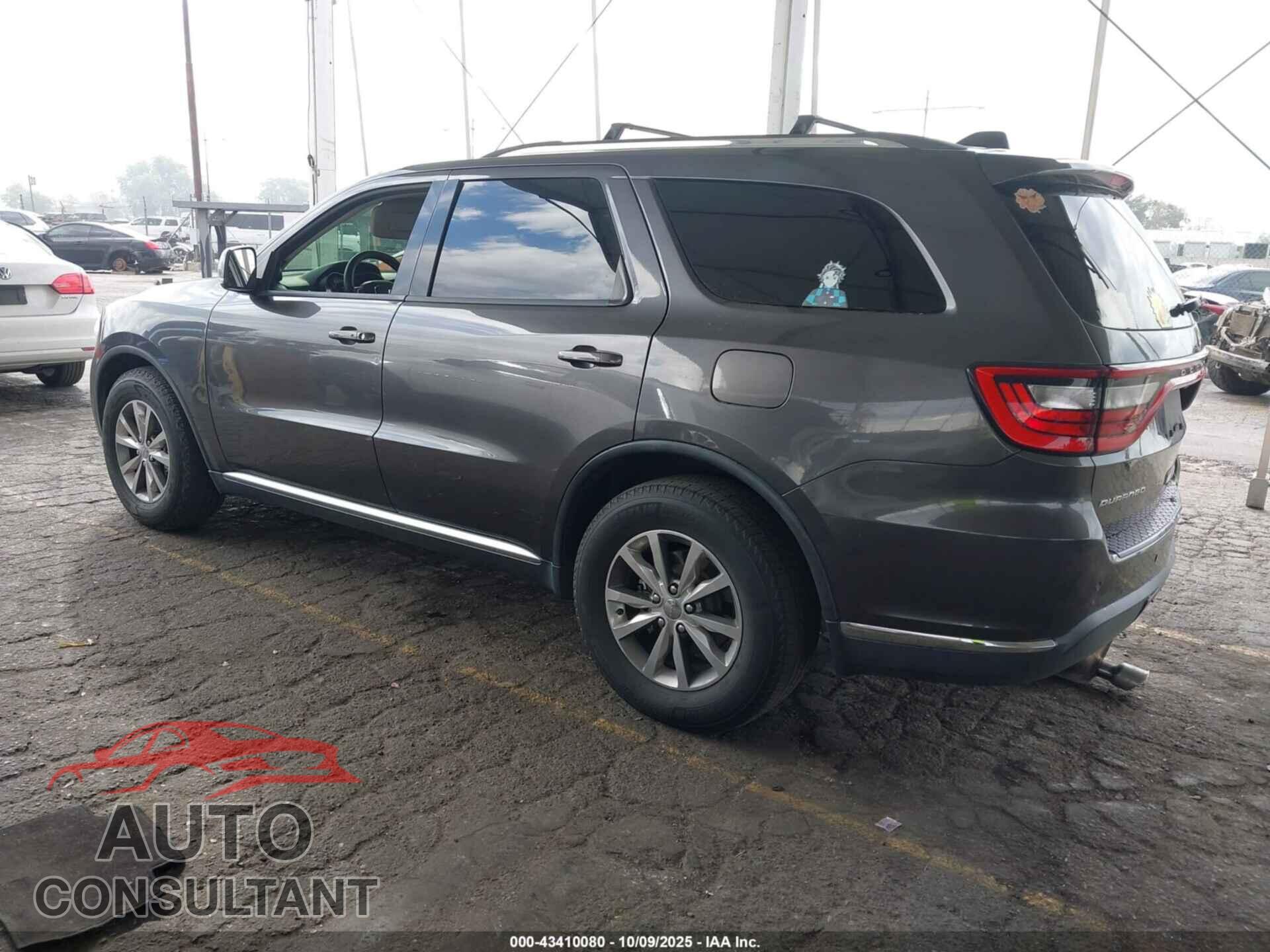 DODGE DURANGO 2015 - 1C4RDHDGXFC242688
