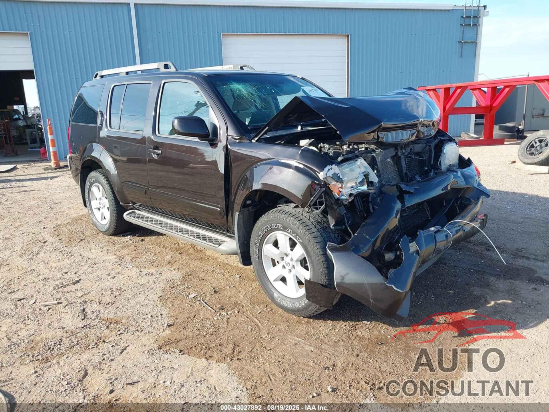 NISSAN PATHFINDER 2012 - 5N1AR1NB7CC633703