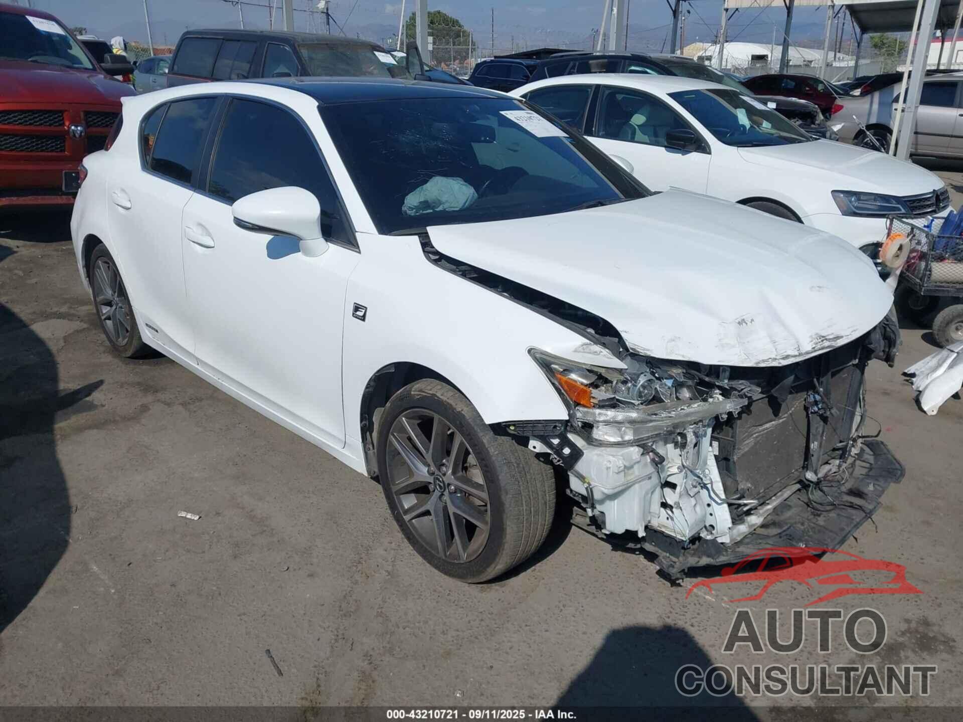 LEXUS CT 200H 2016 - JTHKD5BH4G2252487
