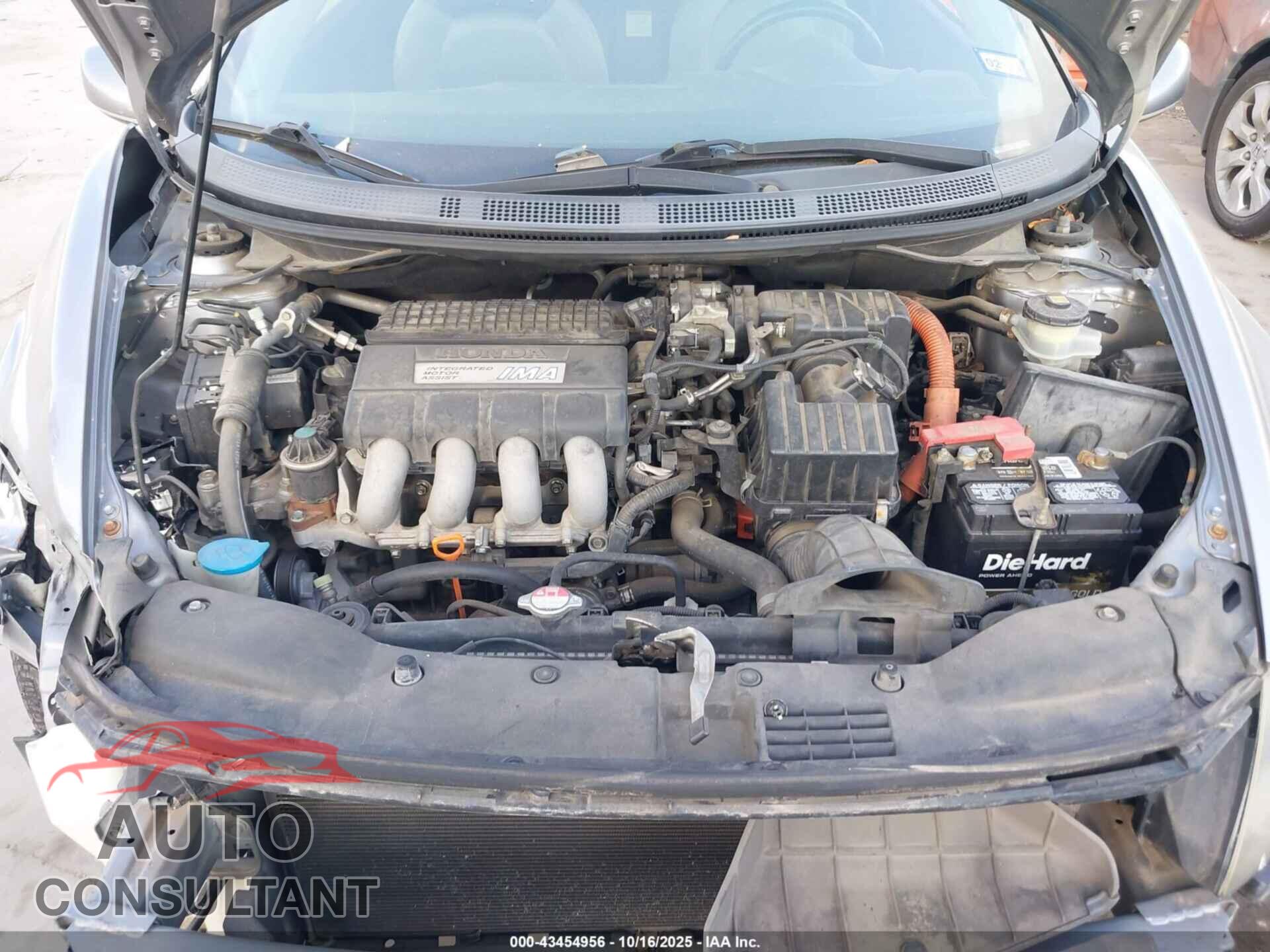 HONDA CR-Z 2011 - JHMZF1D63BS000204