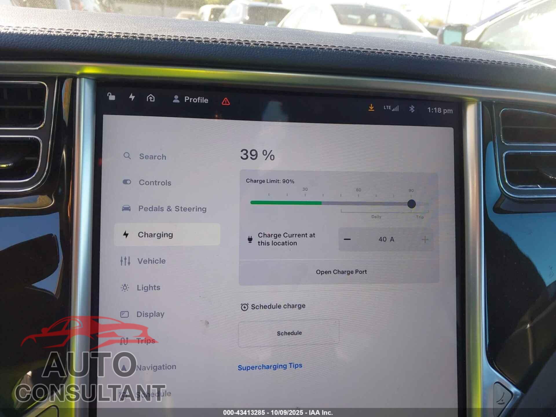 TESLA MODEL S 2013 - 5YJSA1CN0DFP07724