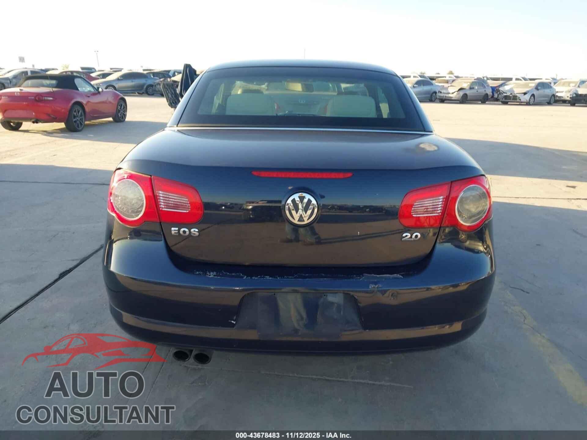 VOLKSWAGEN EOS 2011 - WVWBA7AH2BV001496