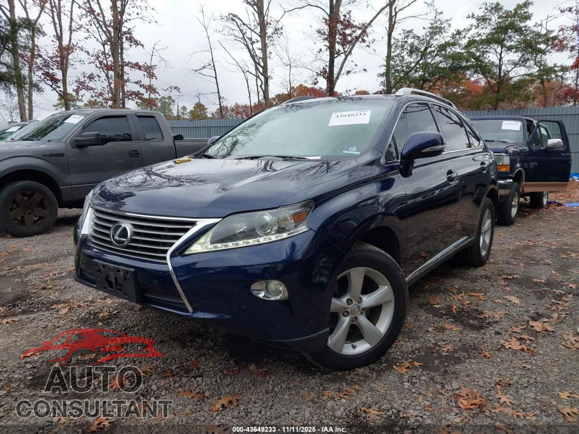 LEXUS RX 350 2013 - 2T2BK1BA3DC168043
