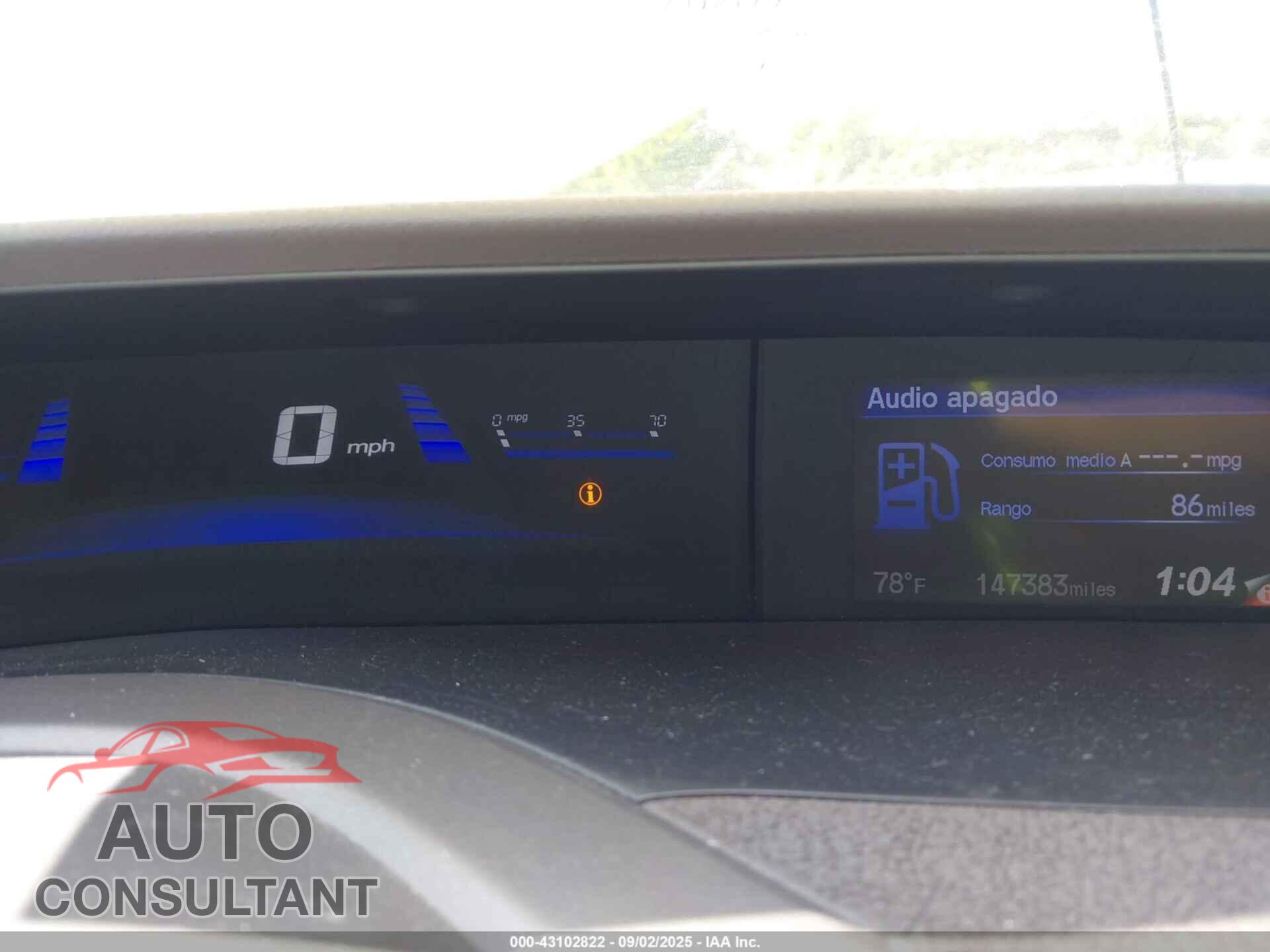 HONDA CIVIC 2012 - 2HGFB2F86CH570261