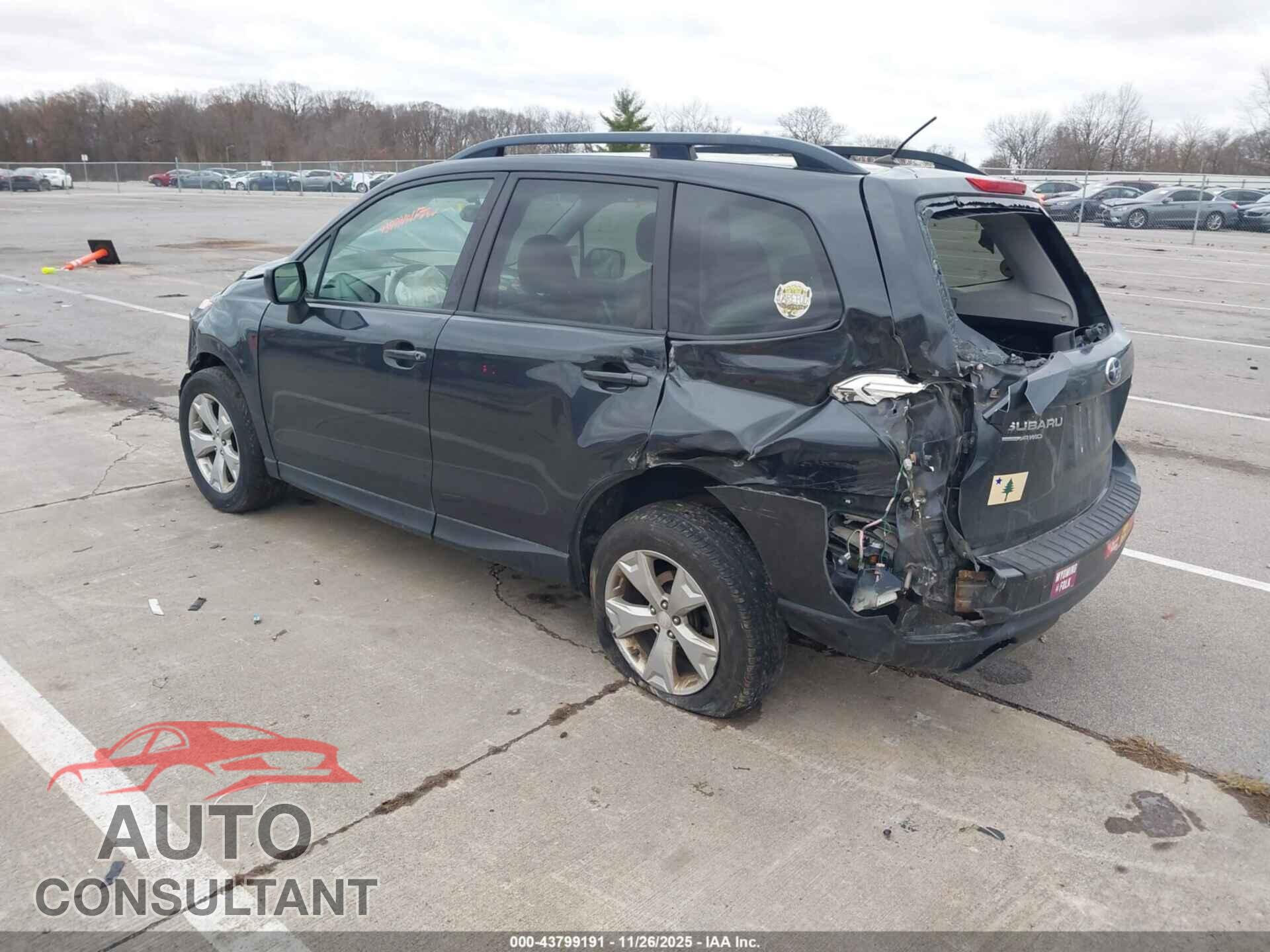 SUBARU FORESTER 2015 - JF2SJADC7FH438624