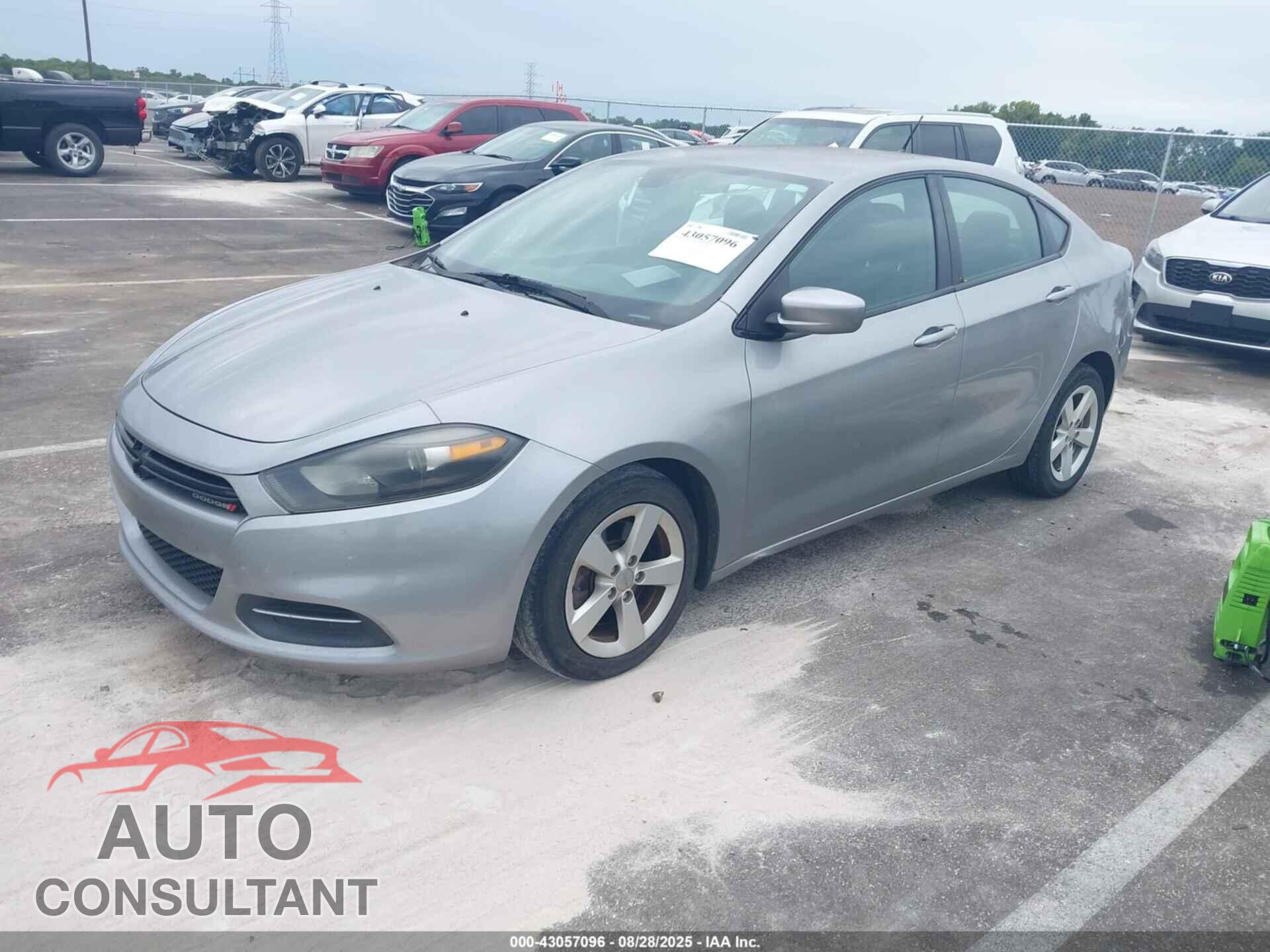 DODGE DART 2015 - 1C3CDFBB3FD374496