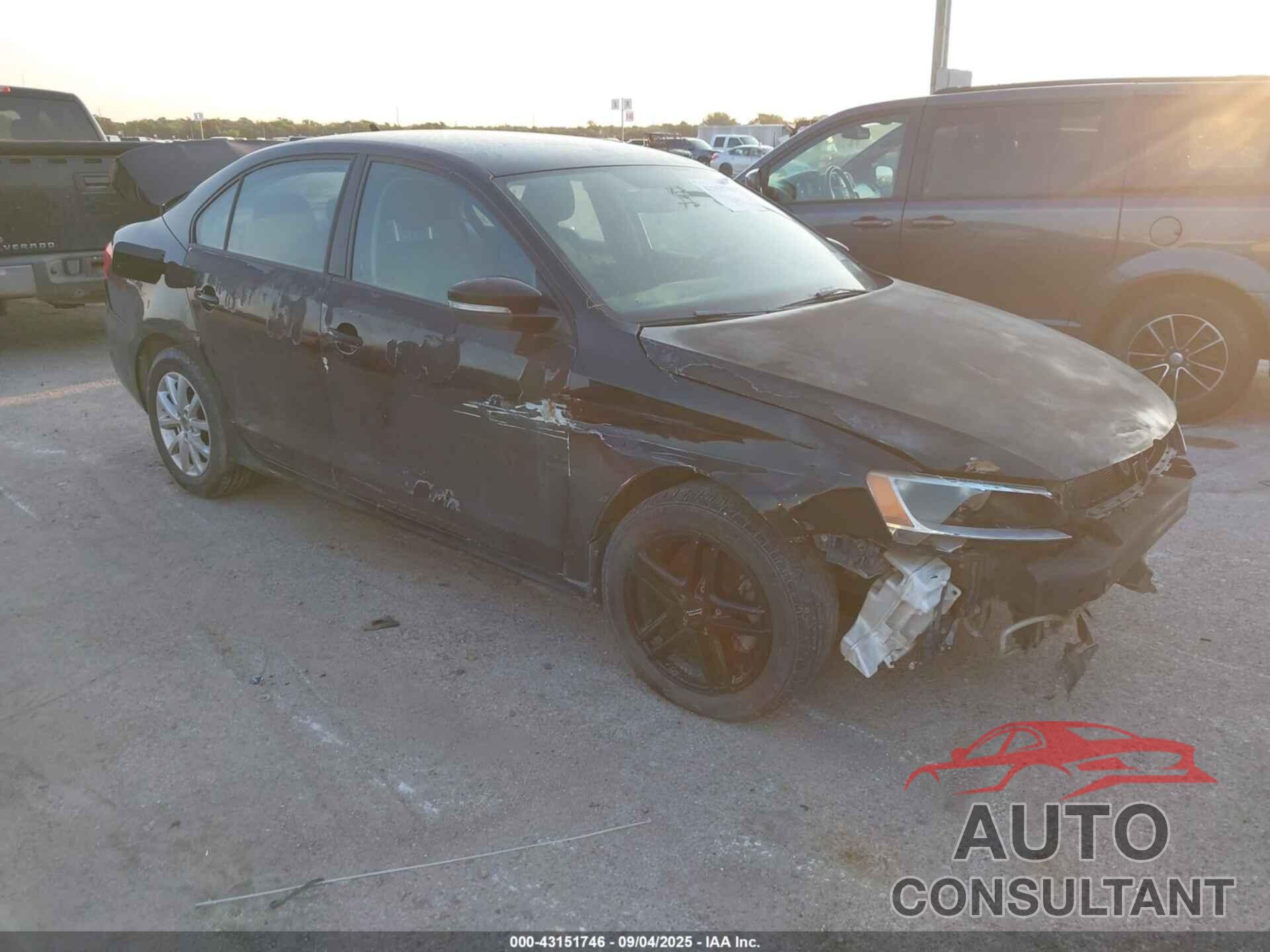 VOLKSWAGEN JETTA 2012 - 3VWDX7AJ9CM417905
