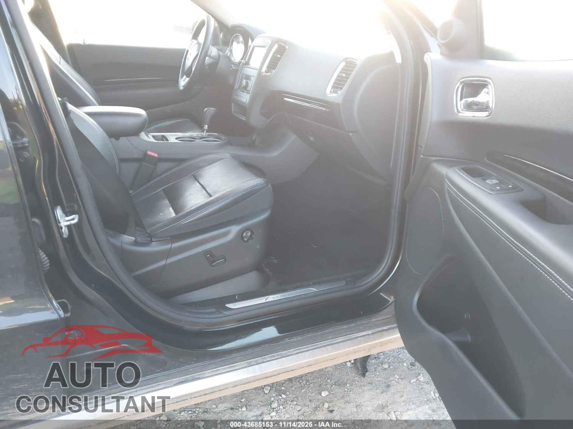 DODGE DURANGO 2012 - 1C4RDJEG6CC322345