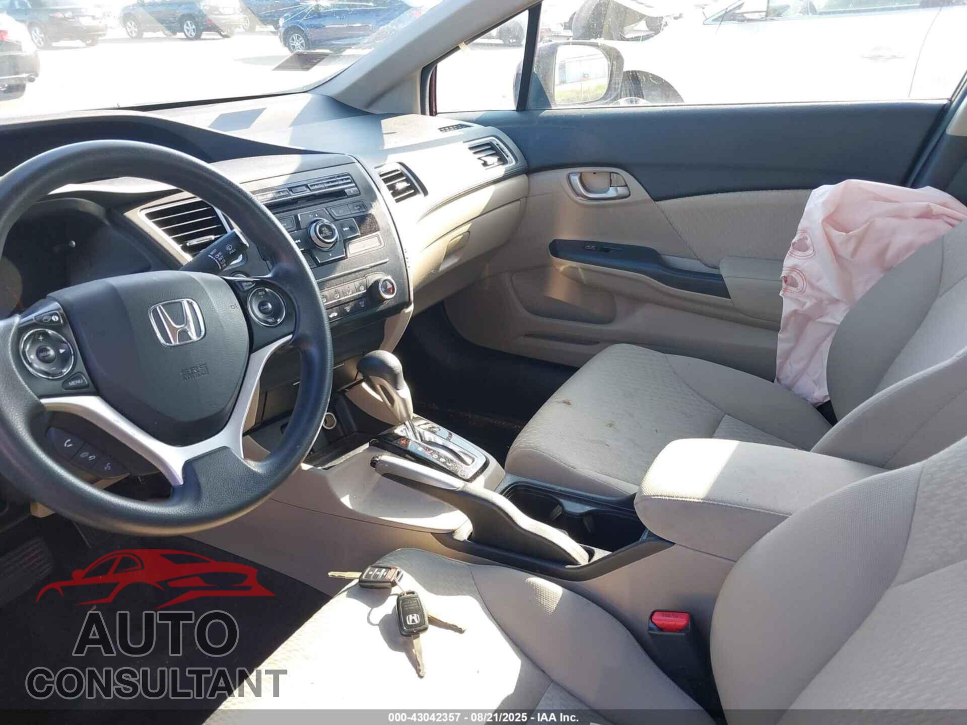 HONDA CIVIC 2015 - 19XFB2F53FE062012