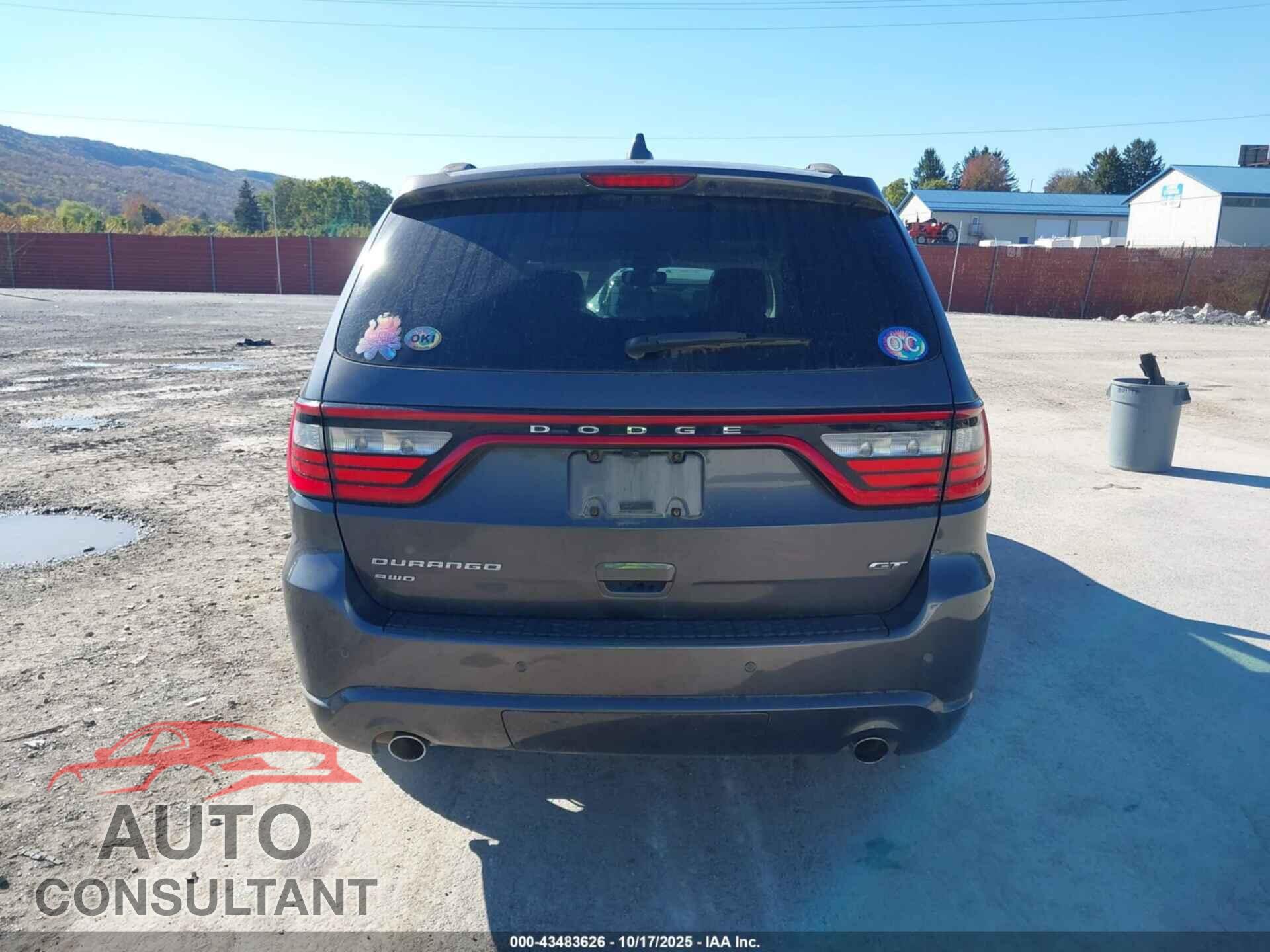 DODGE DURANGO 2017 - 1C4RDJDG7HC758081