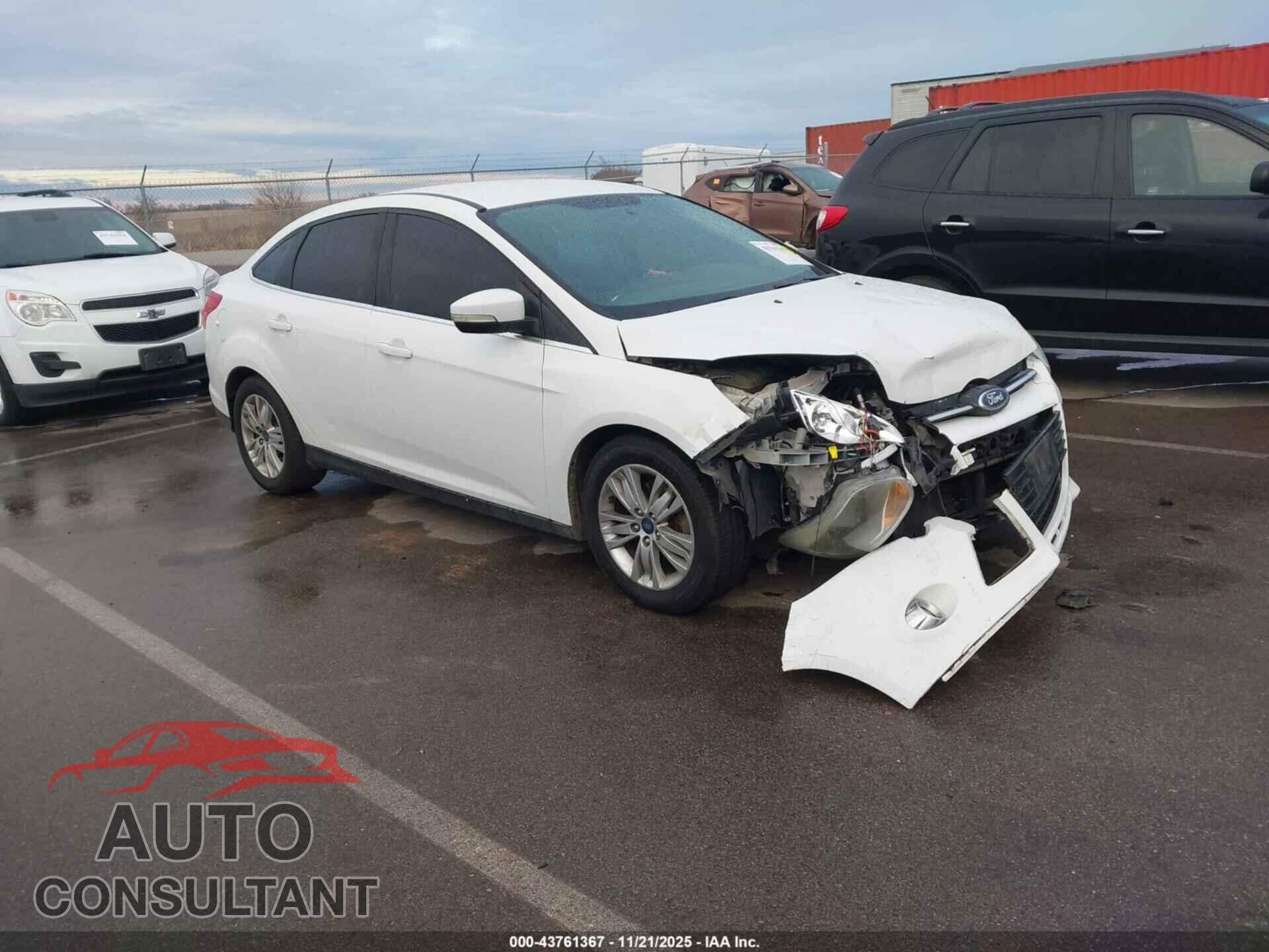 FORD FOCUS 2012 - 1FAHP3H25CL479210