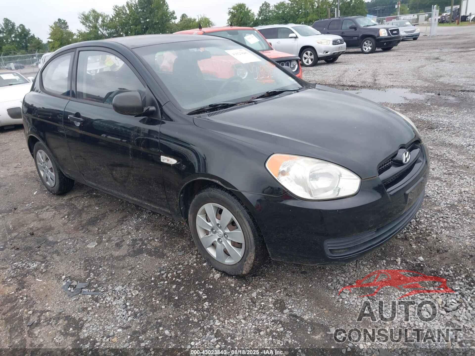 HYUNDAI ACCENT 2010 - KMHCM3AC5AU163874