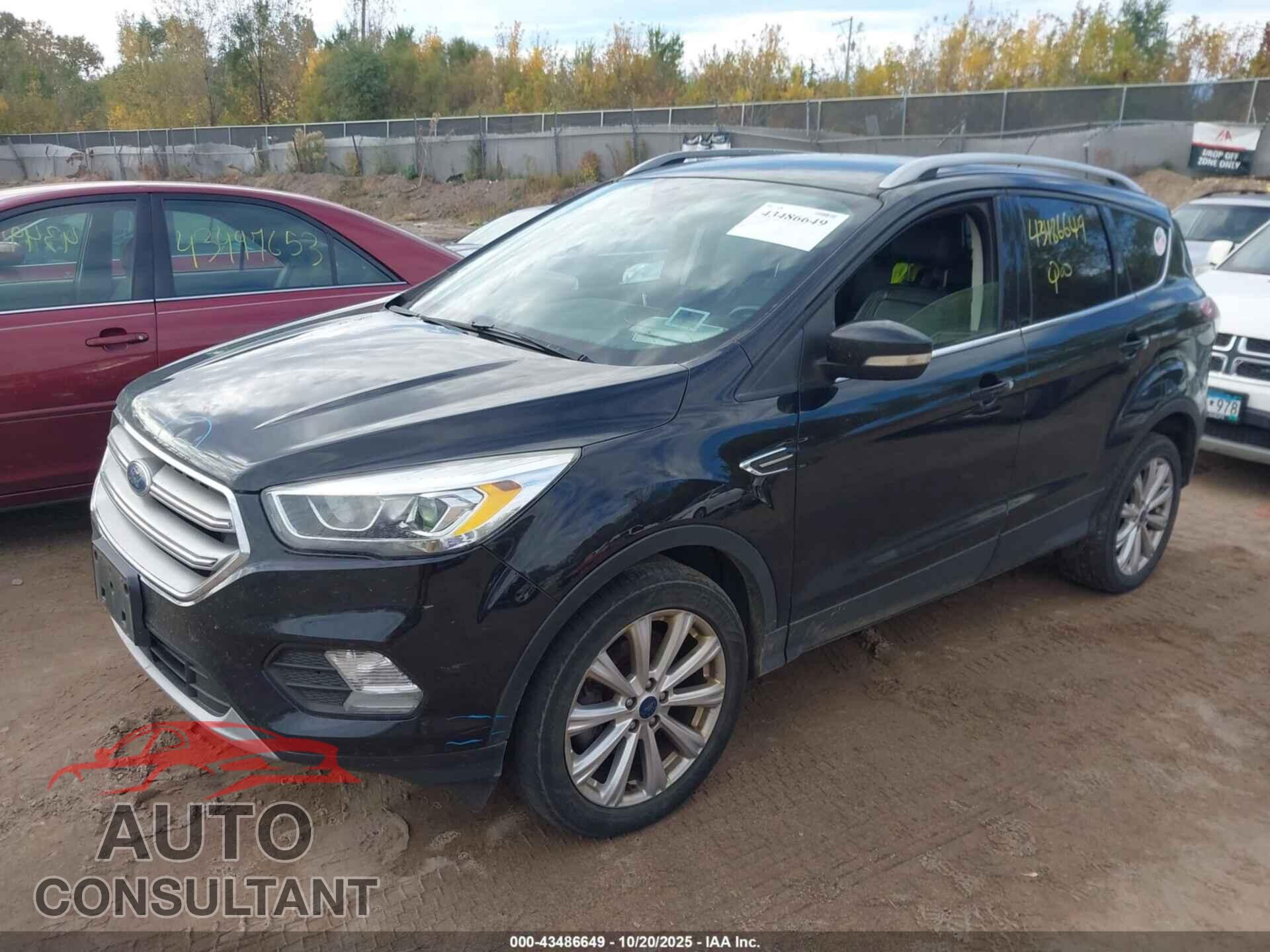 FORD ESCAPE 2017 - 1FMCU9JD8HUB53233
