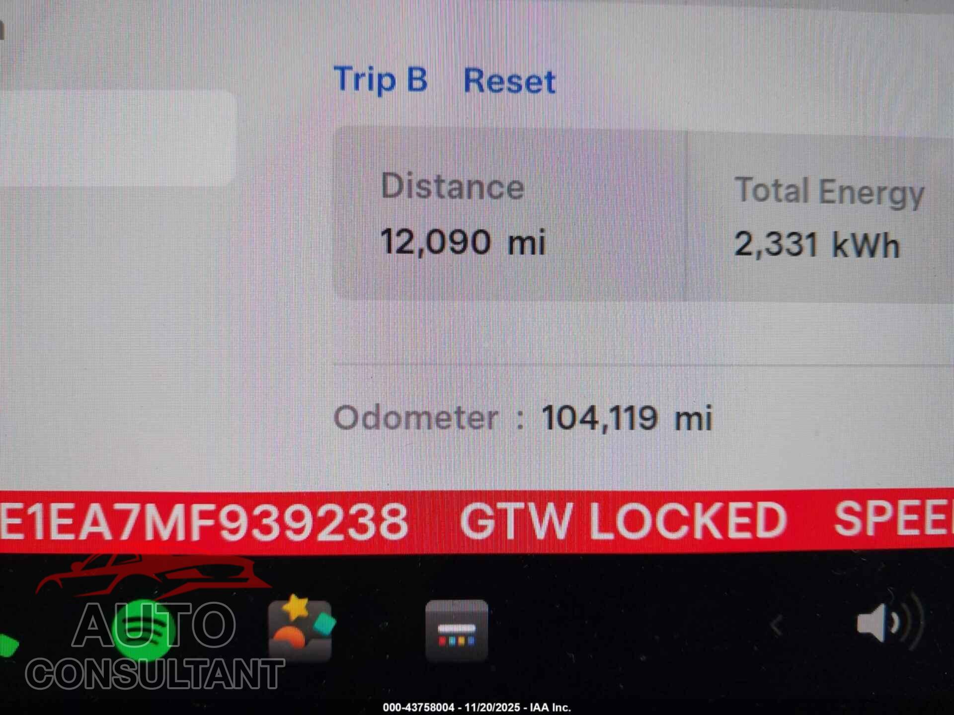 TESLA MODEL 3 2021 - 5YJ3E1EA7MF939238