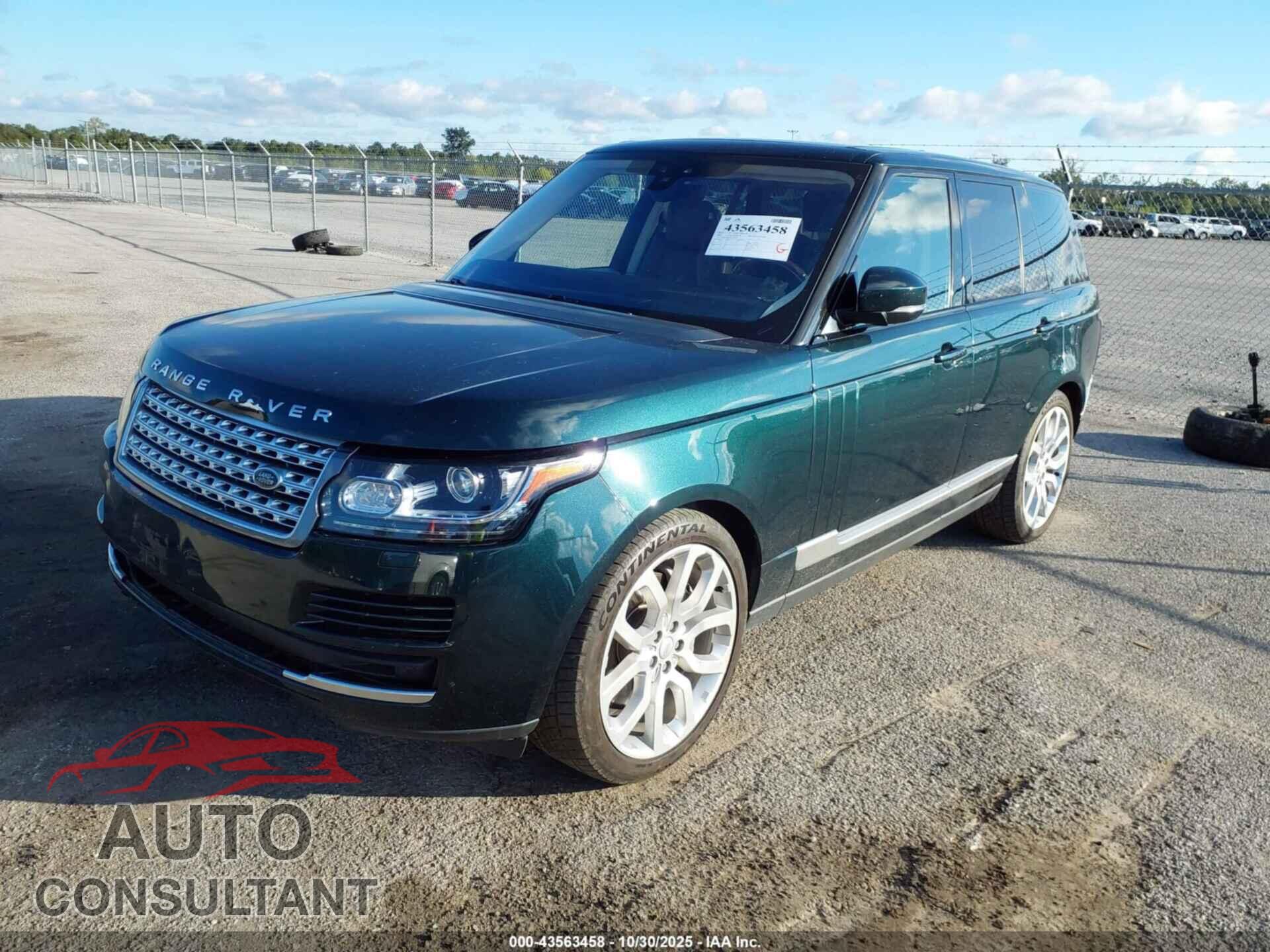 LAND ROVER RANGE ROVER 2017 - SALGS2FV6HA328271
