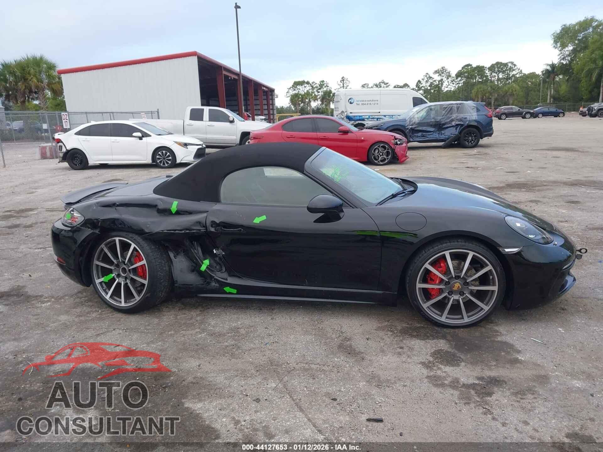 PORSCHE 718 BOXSTER 2017 - WP0CB2A88HS240789
