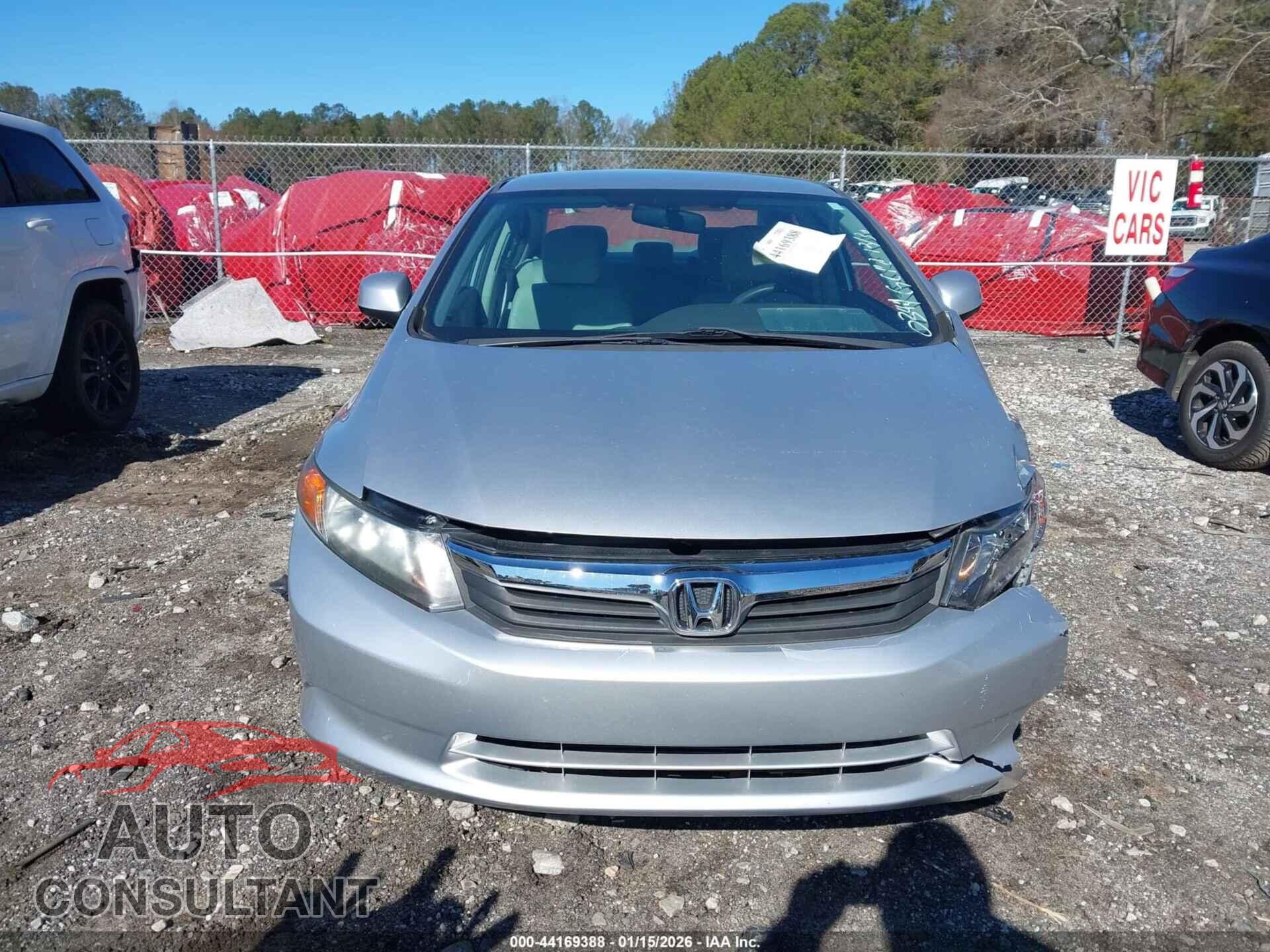 HONDA CIVIC 2012 - 19XFB2F51CE110344