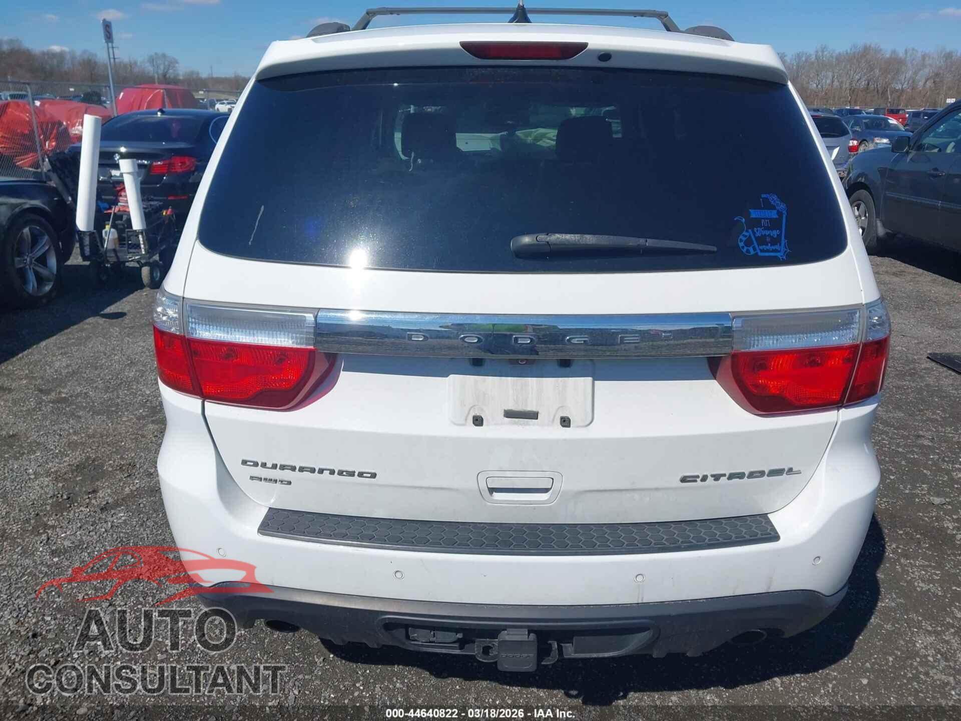 DODGE DURANGO 2013 - 1C4SDJET7DC663110