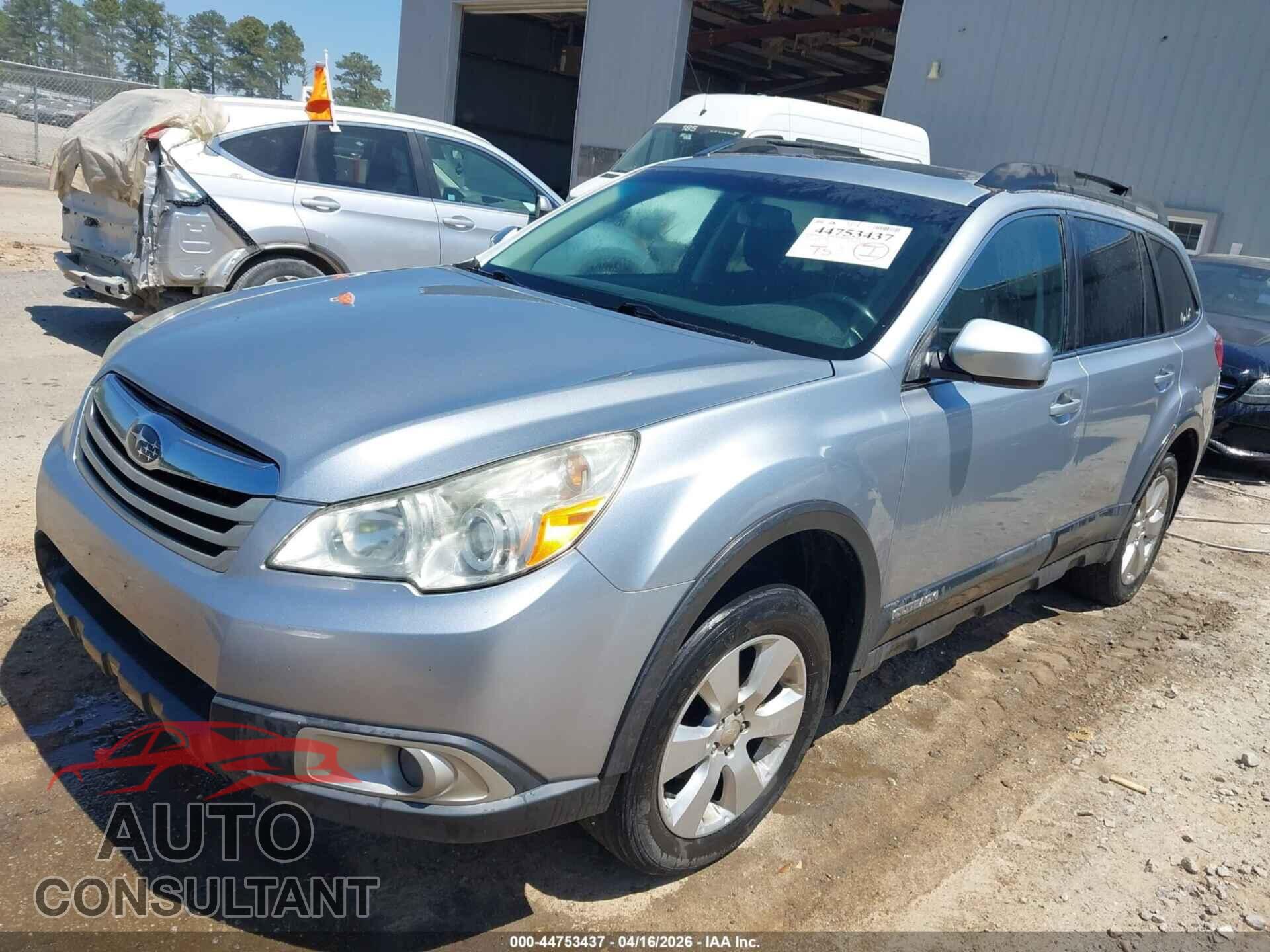SUBARU OUTBACK 2012 - 4S4BRBGC8C3245699