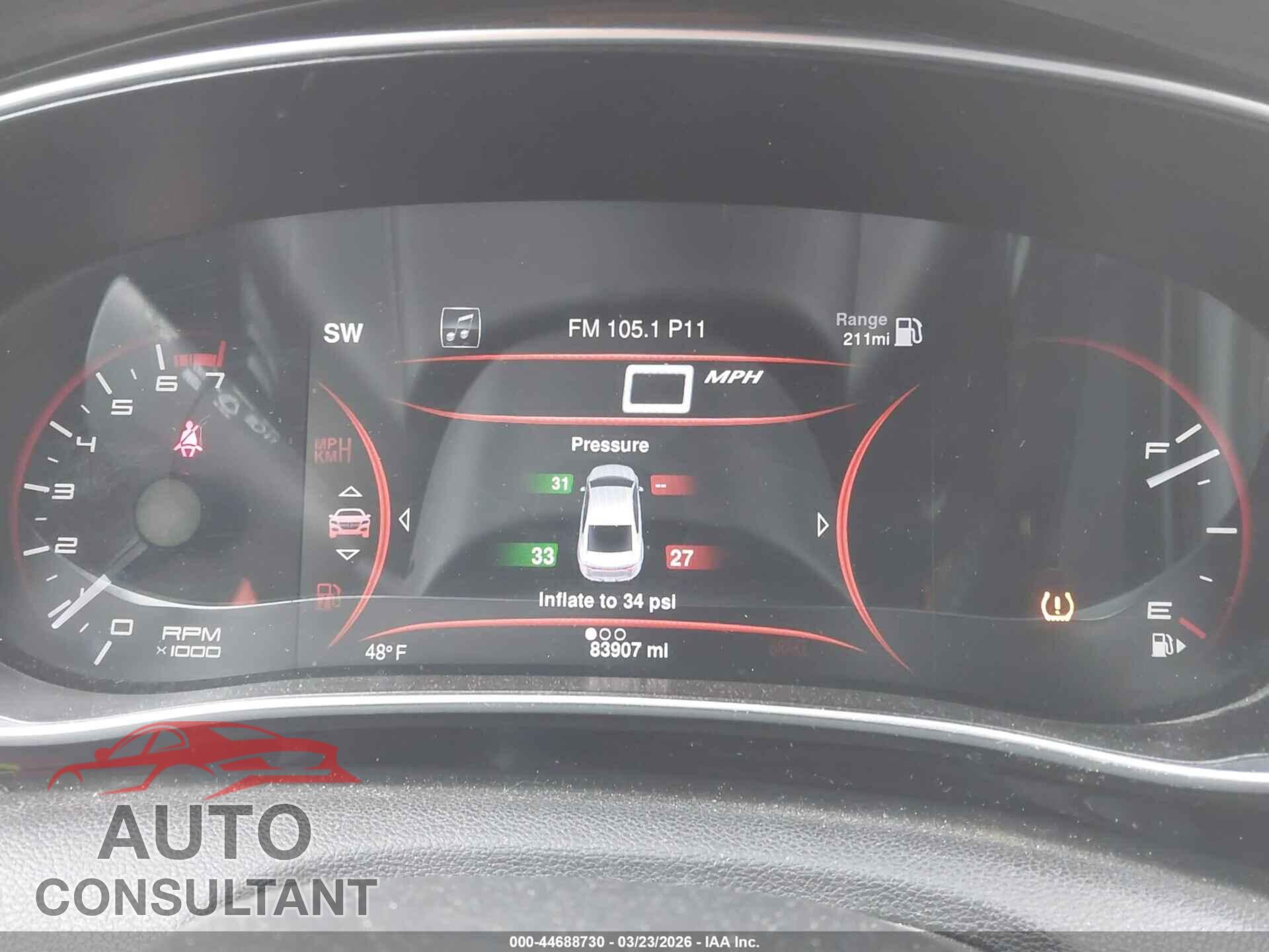 DODGE DART 2013 - 1C3CDFCHXDD331614