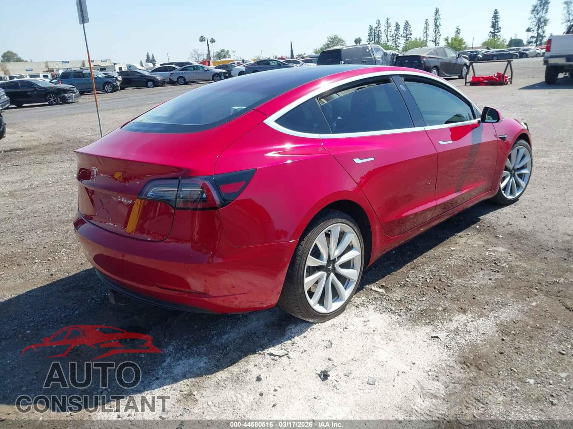 TESLA MODEL 3 2017 - 5YJ3E1EA1HF001001